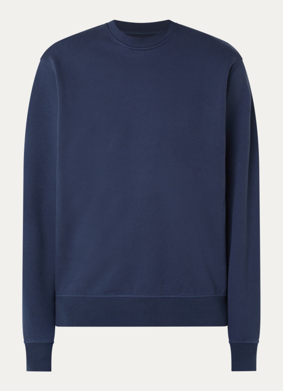 Arte Antwerp Receipt sweater met backprint - voorkant 2 donkerblauw