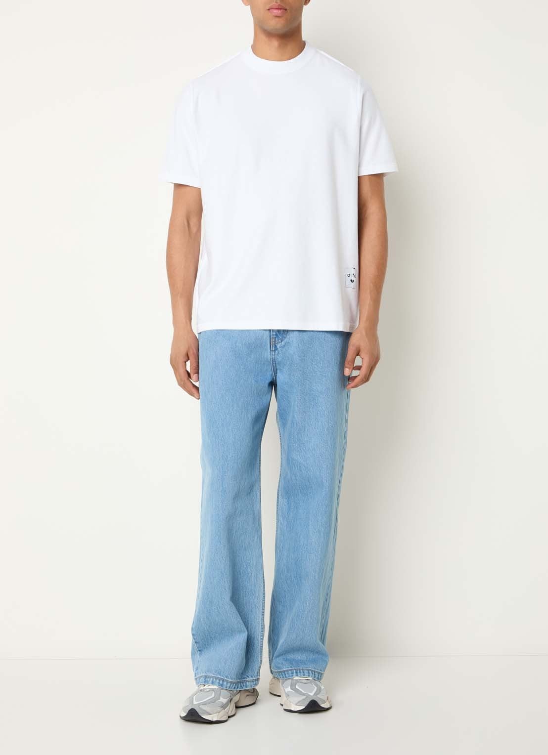 Arte Antwerp Reversible T-shirt met logo - voorkant 3 wit