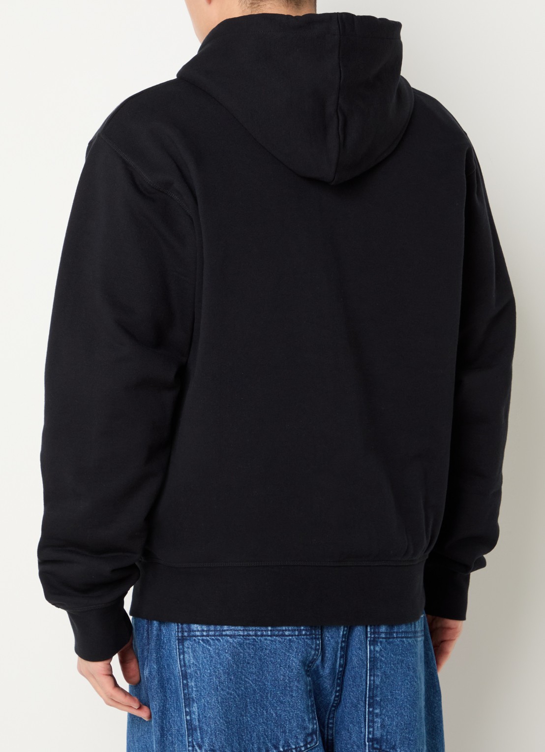 Arte Antwerp Sweatvest met capuchon en steekzakken - achterkant 3 zwart