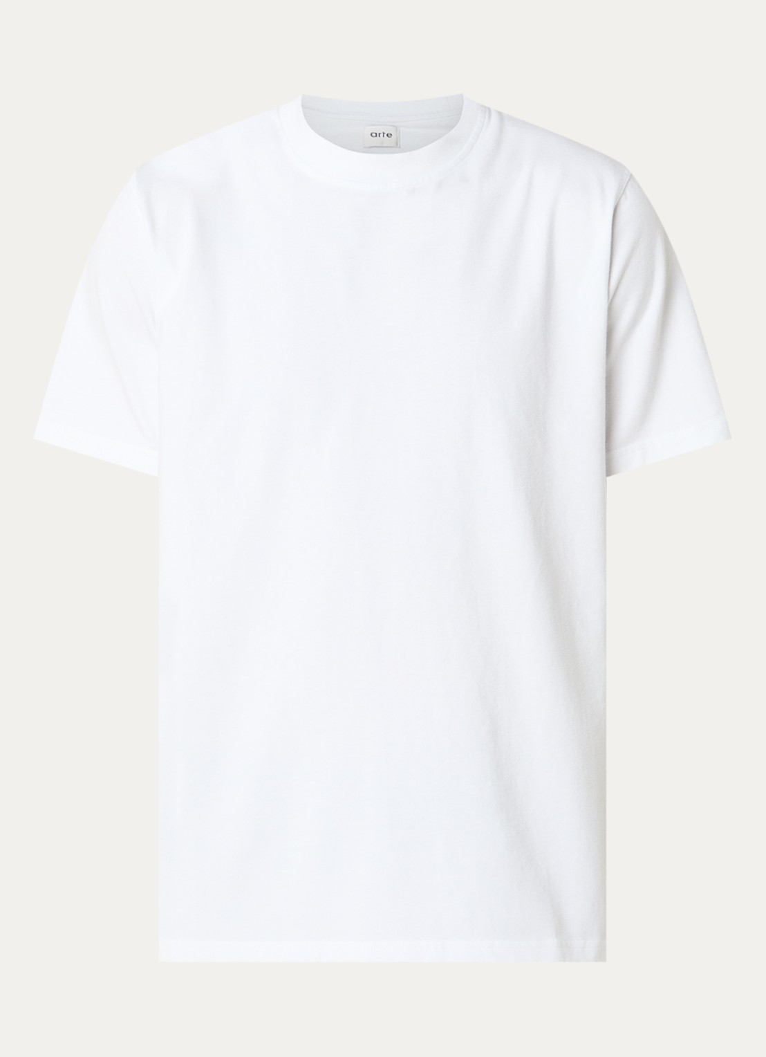 Arte Antwerp T-shirt met backprint - voorkant wit