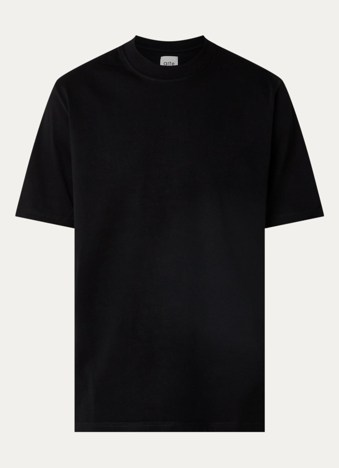 Arte Antwerp T-shirt met backprint - voorkant 2 zwart