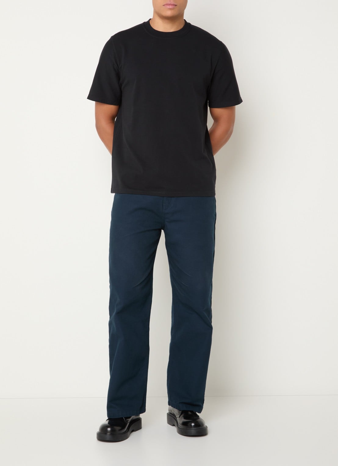 Arte Antwerp T-shirt met backprint - voorkant 3 zwart