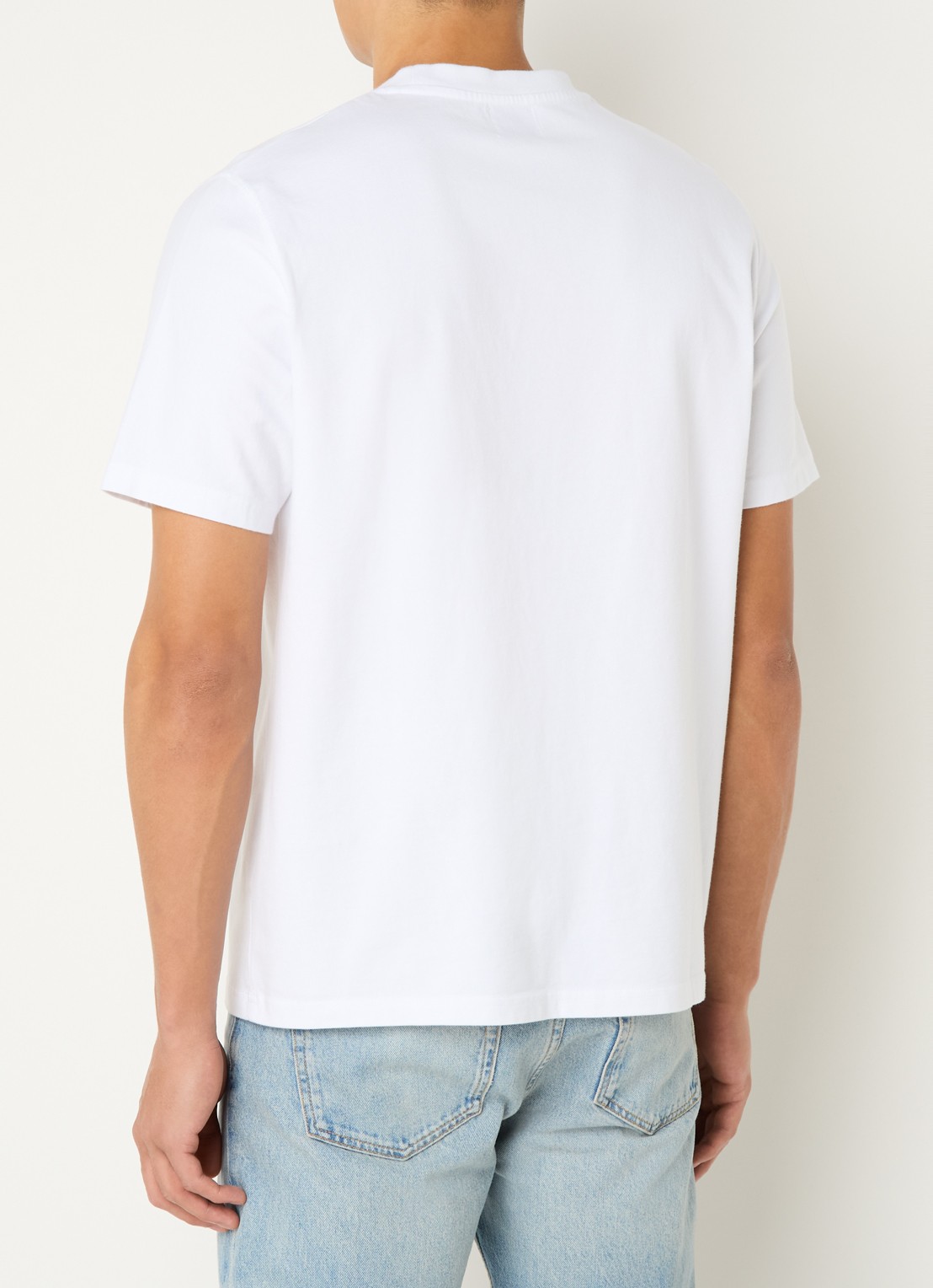 Arte Antwerp T-shirt met logoborduring - achterkant 2 wit