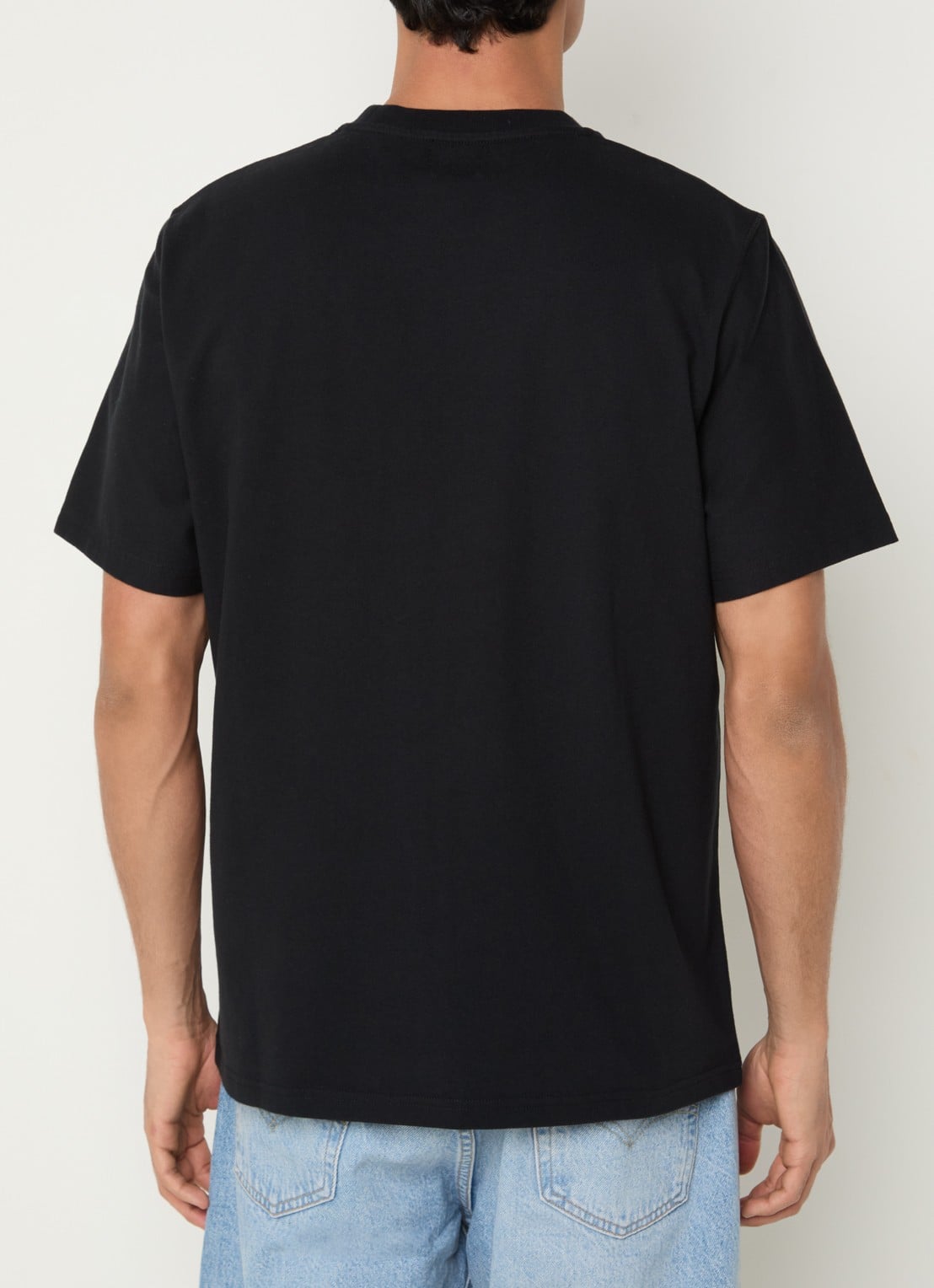 Arte Antwerp T-shirt met logoborduring - achterkant 2 zwart