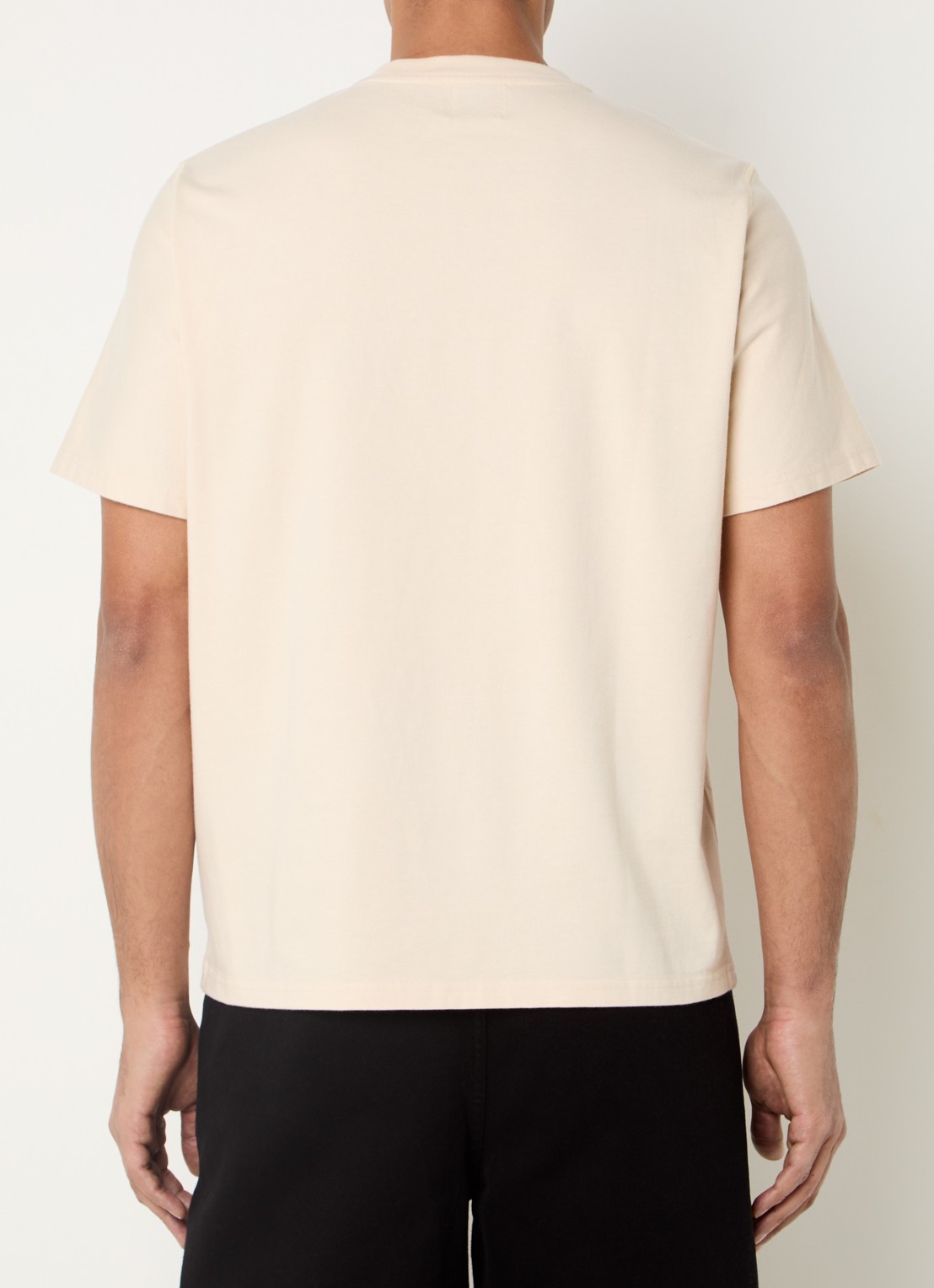 Arte Antwerp T-shirt met logoprint - achterkant 3 creme