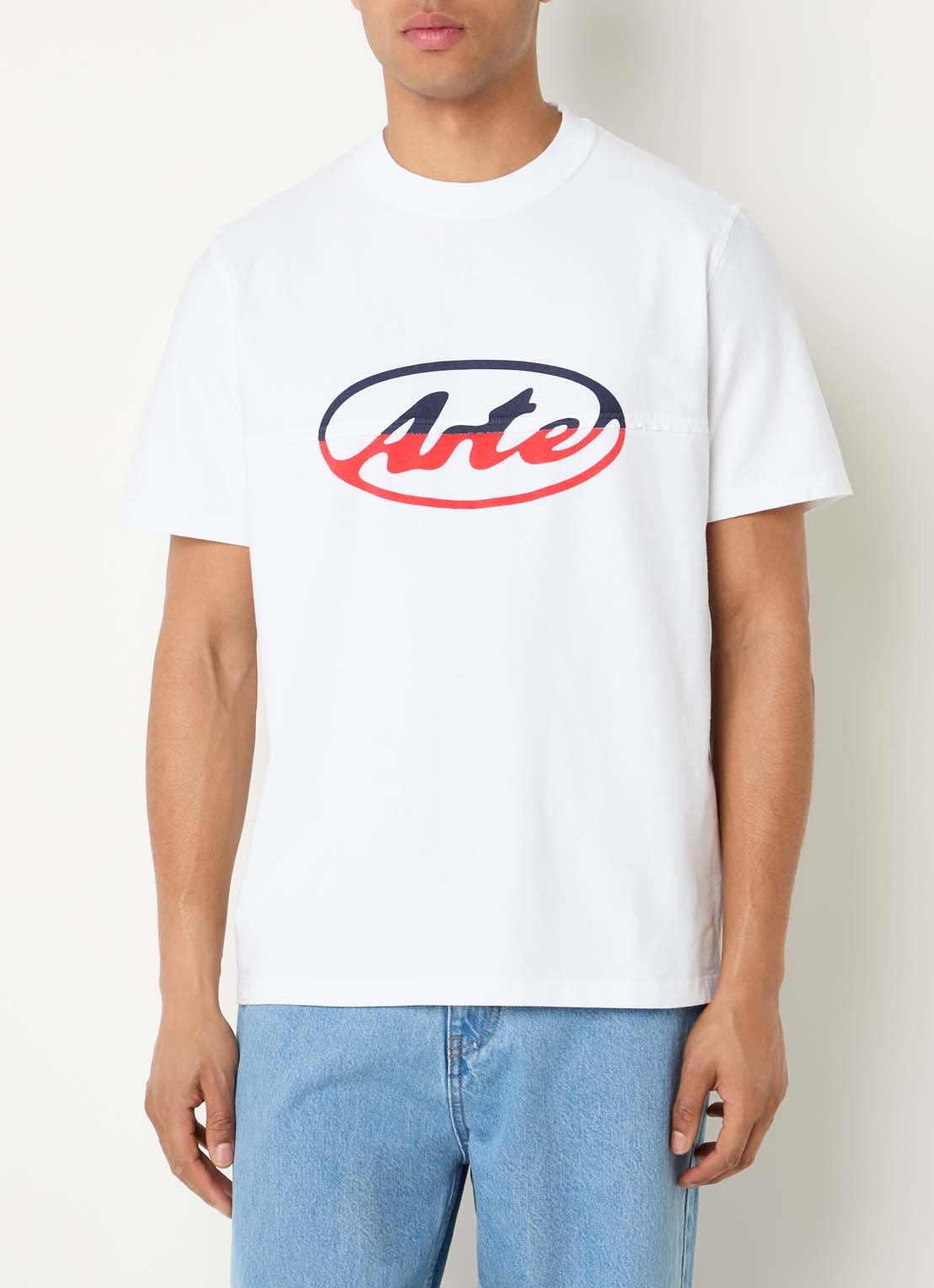 Arte Antwerp T-shirt met logoprint - detail 2 wit