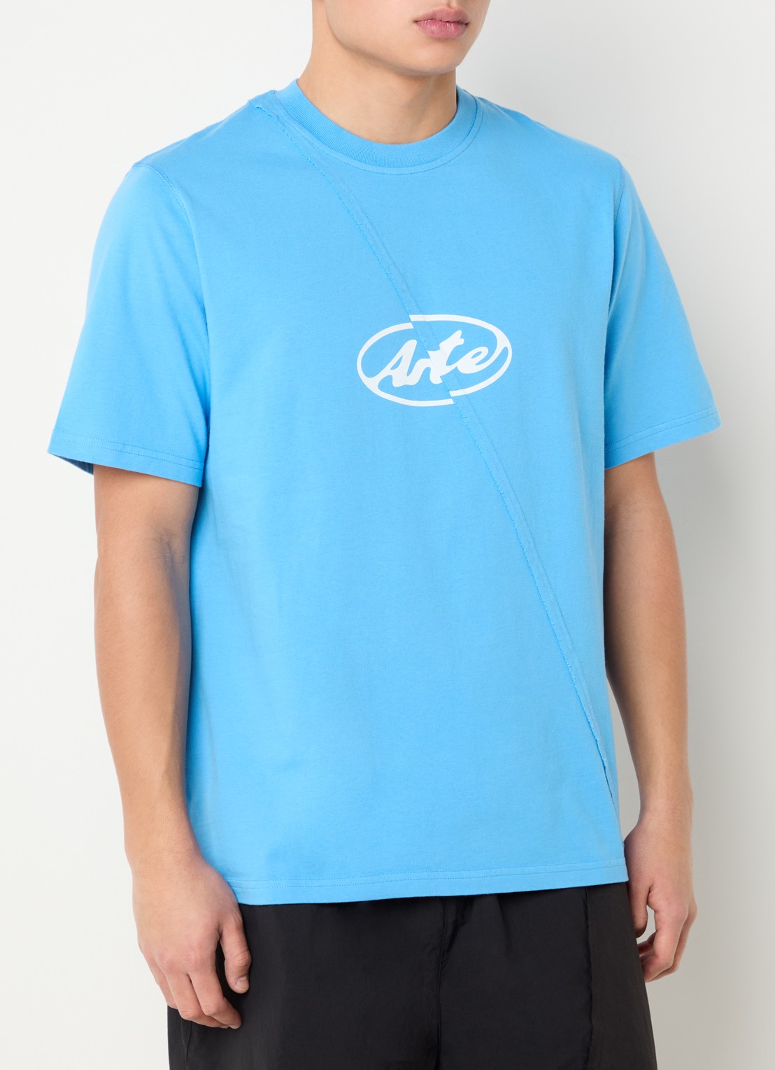Arte Antwerp T-shirt met logoprint - detail blauw