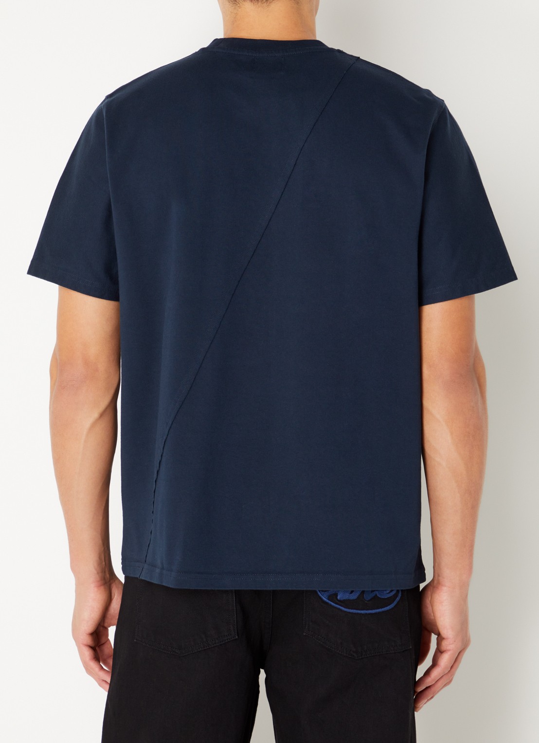Arte Antwerp T-shirt met logoprint - achterkant 4 donkerblauw