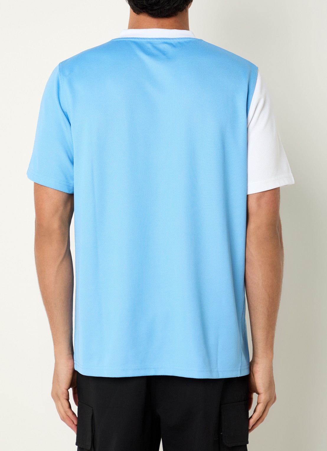 Arte Antwerp T-shirt met logoprint - achterkant blauwgrijs
