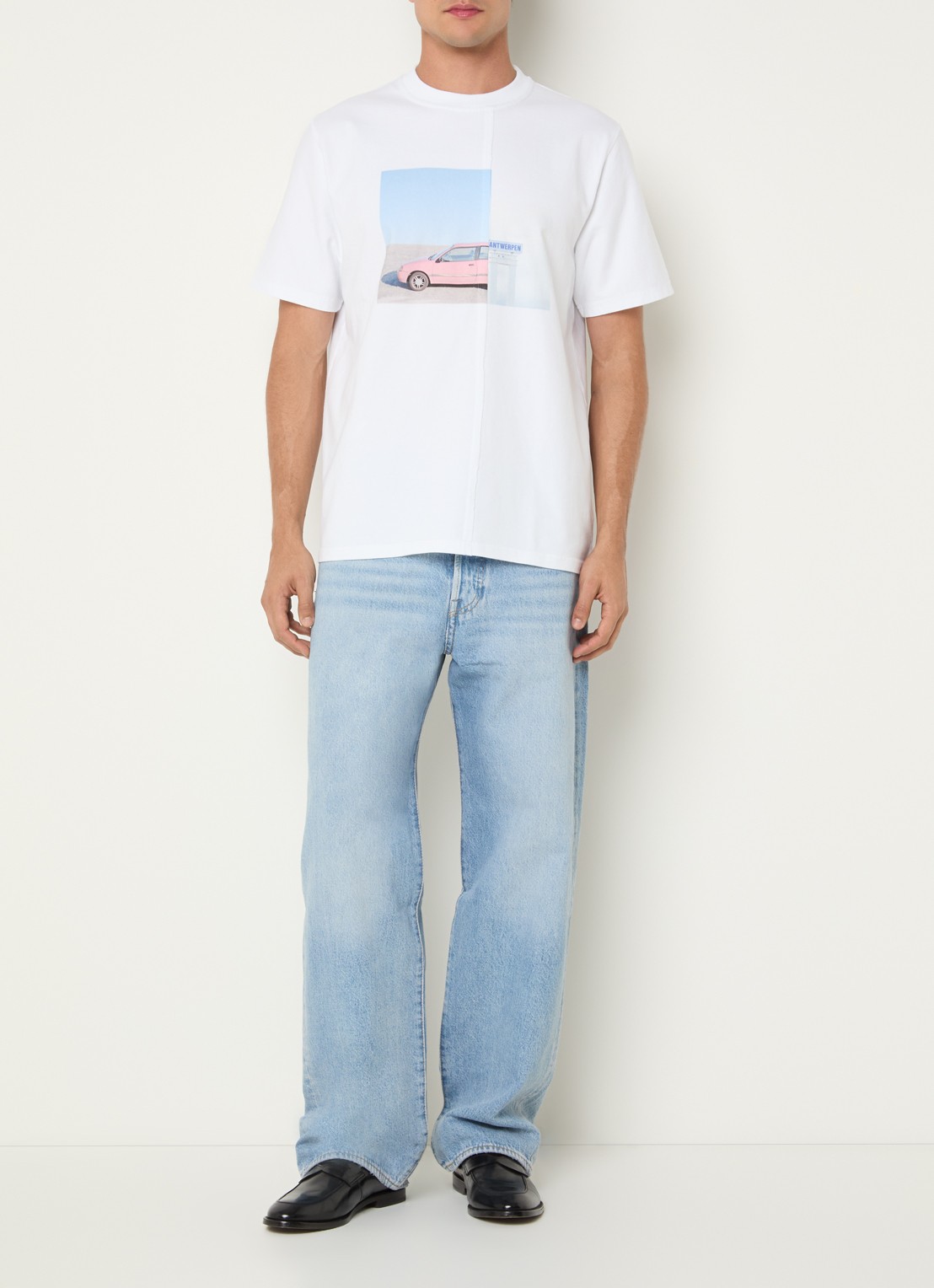 Arte Antwerp T-shirt met print - voorkant 4 wit