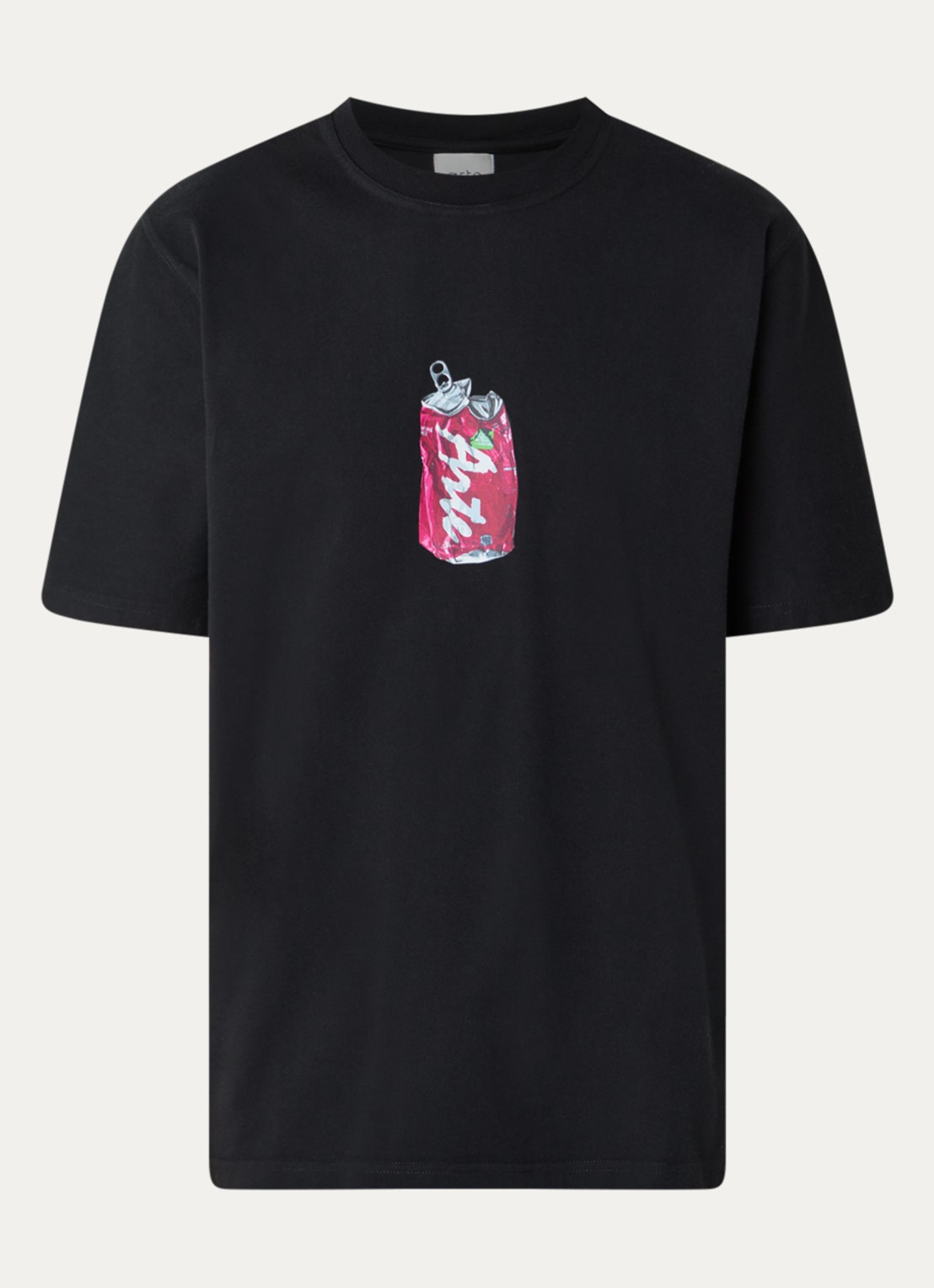 Arte Antwerp T-shirt met print - voorkant 3 zwart
