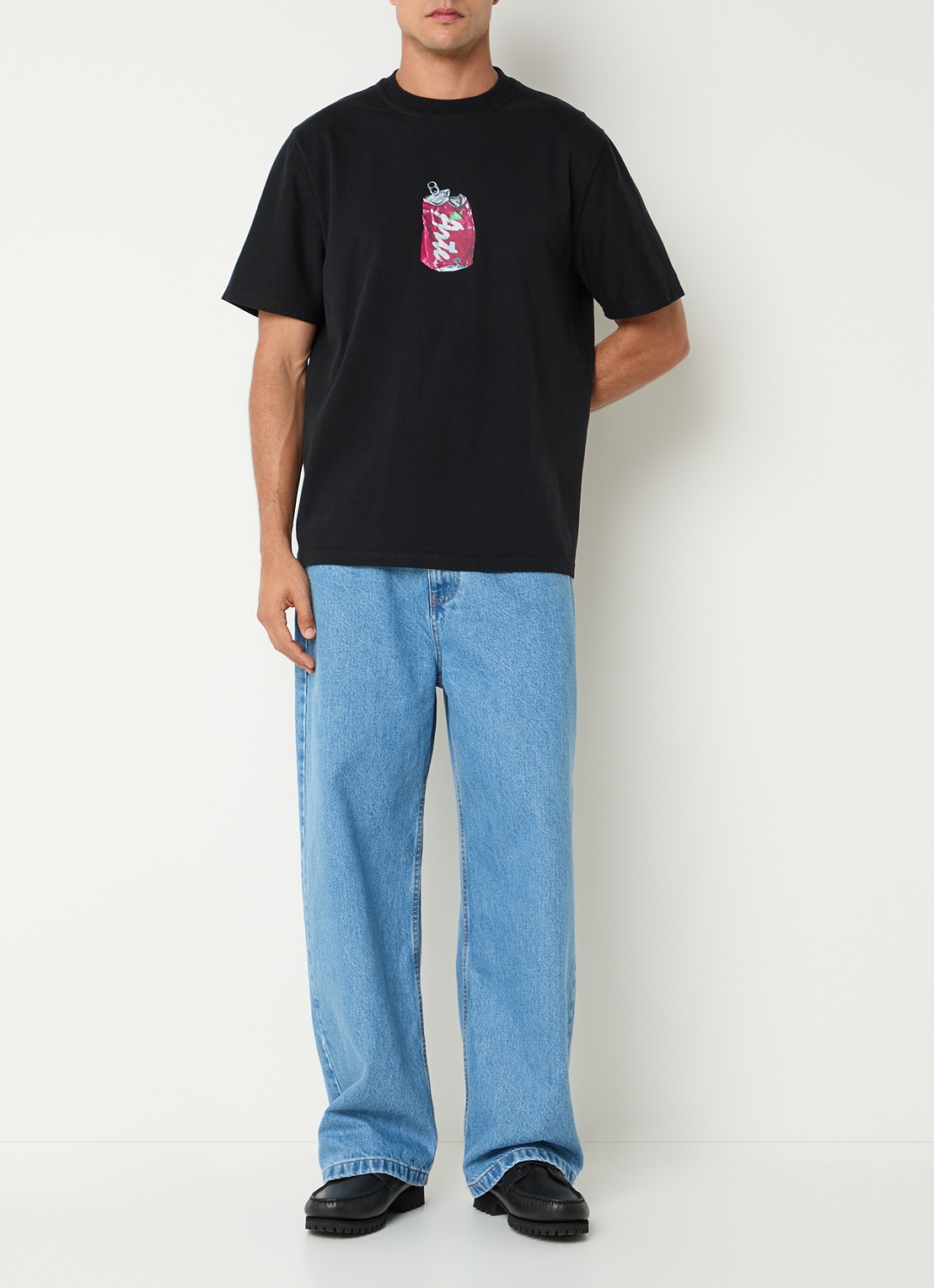 Arte Antwerp T-shirt met print - voorkant 4 zwart