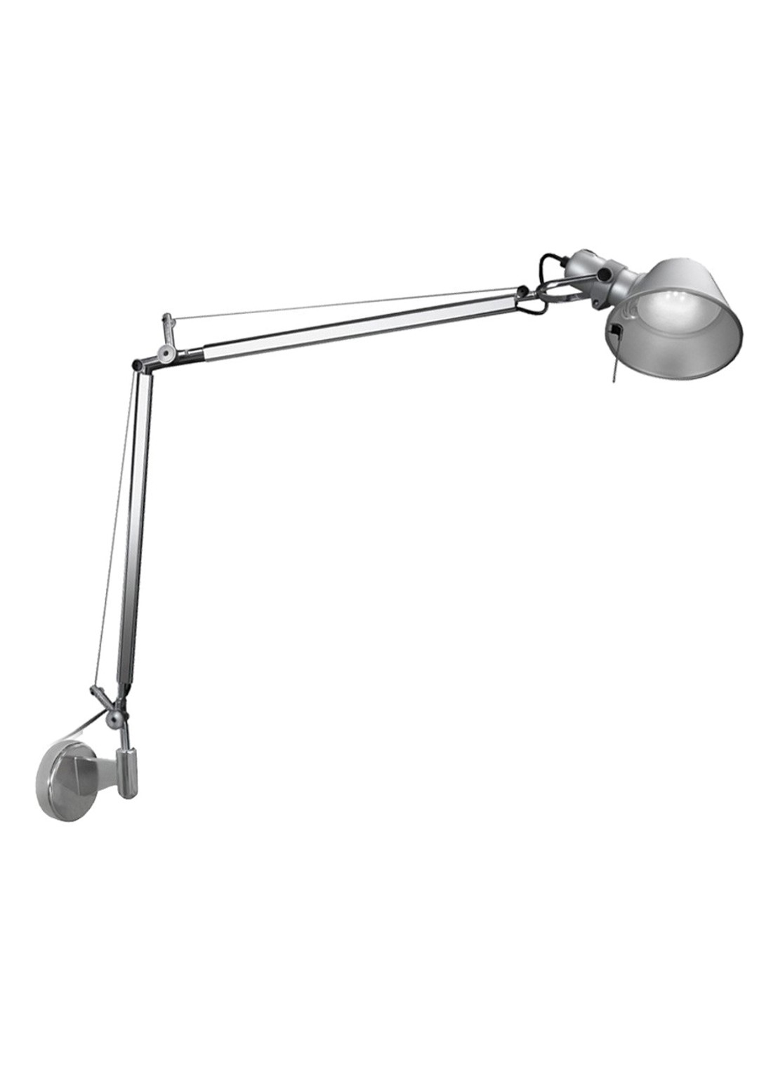 Artemide Artemide Tolomeo Parete wandlamp LED 126 x 131 x Ø5 cm - voorkant metaal