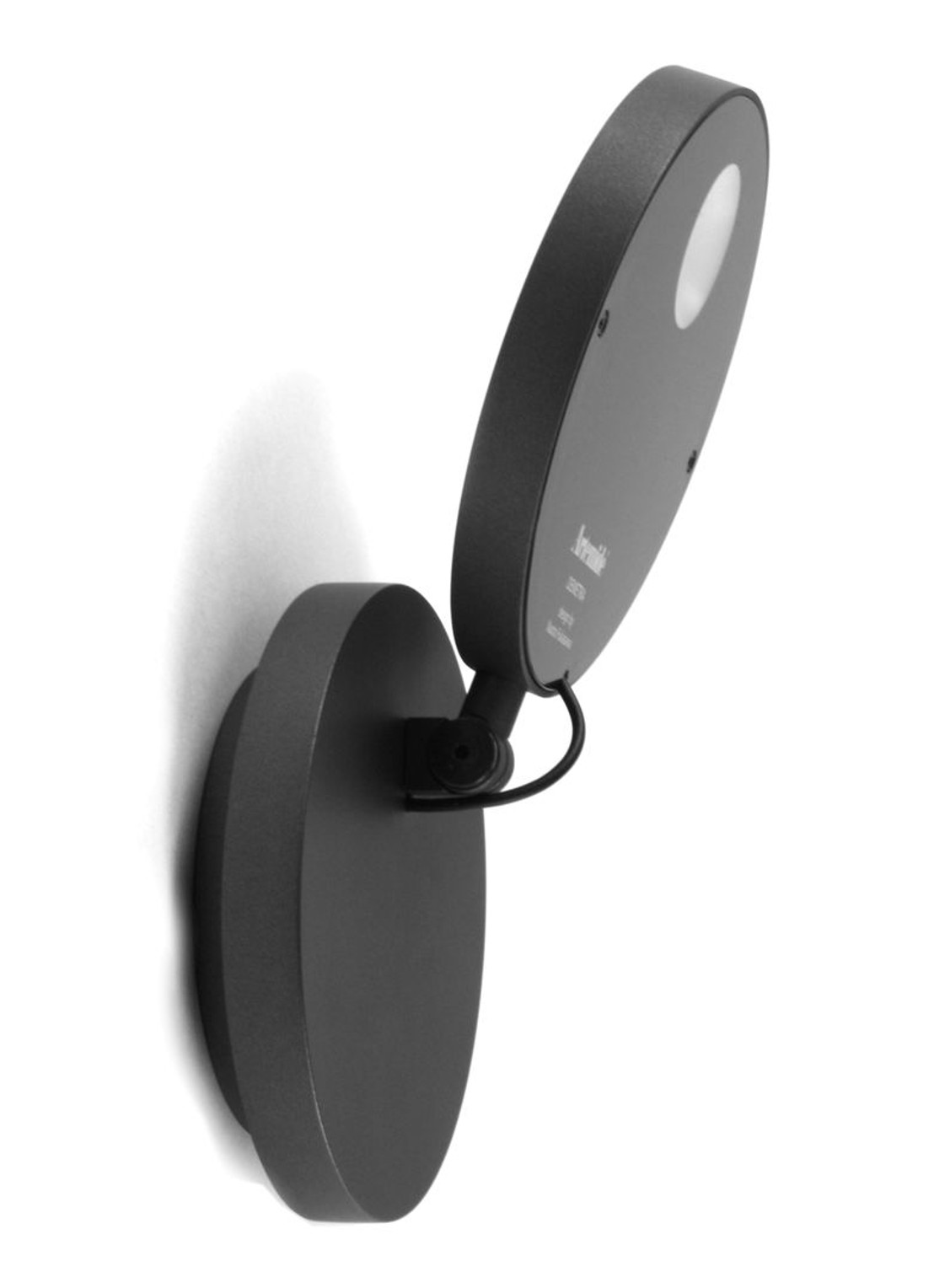 Artemide Demetra Faretto wandlamp LED met schakelaar - voorkant grijs