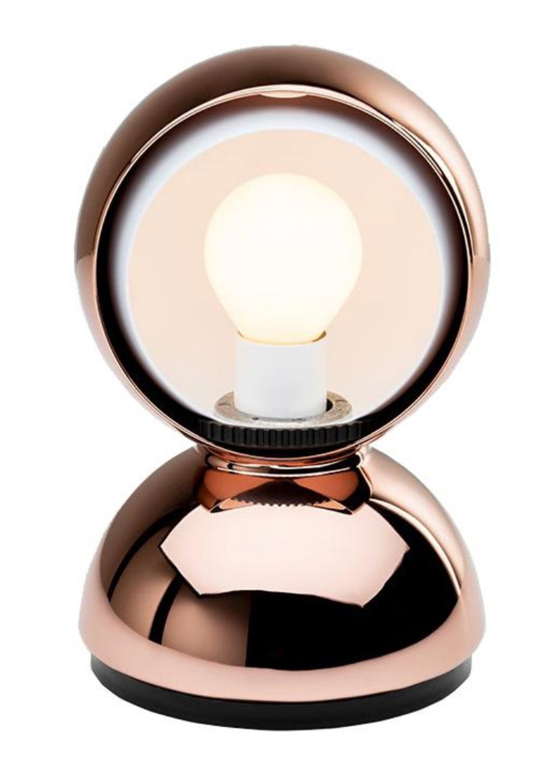 Artemide Eclisse PVD tafellamp - voorkant roségoud