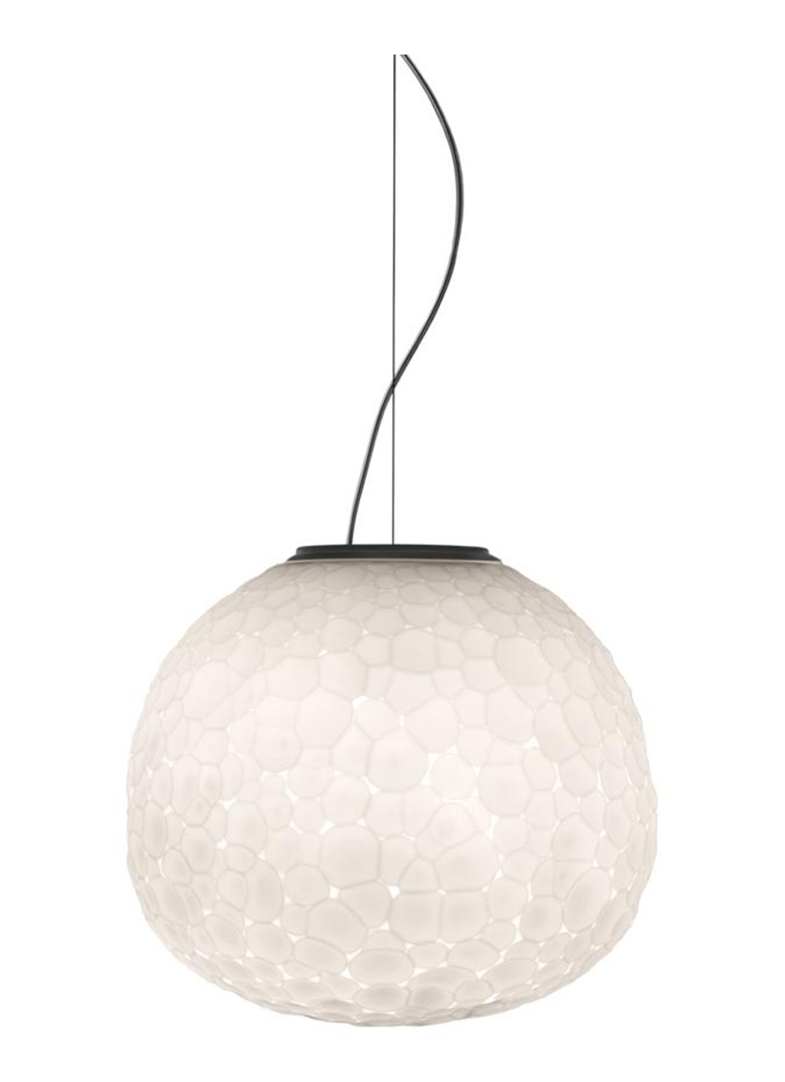 Artemide Meteorite 35 Sospensione hanglamp - voorkant gebroken wit