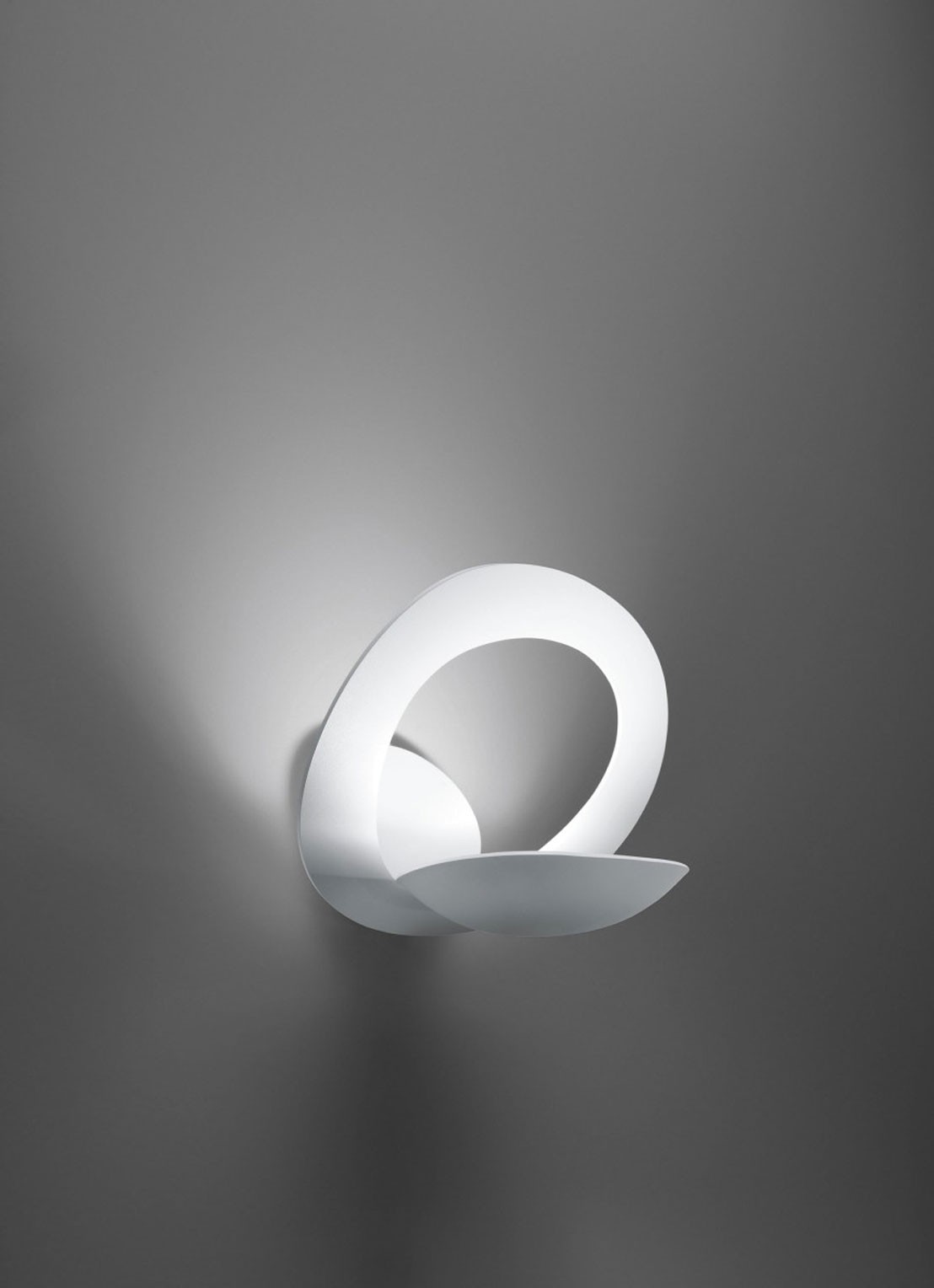 Artemide Pirce Micro Parete wandlamp LED 3000K - zacht wit - voorkant 2 wit