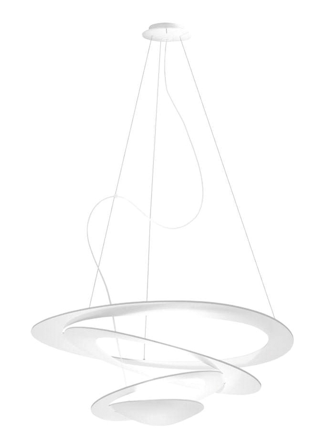 Artemide Pirce mini hanglamp - voorkant gebroken wit