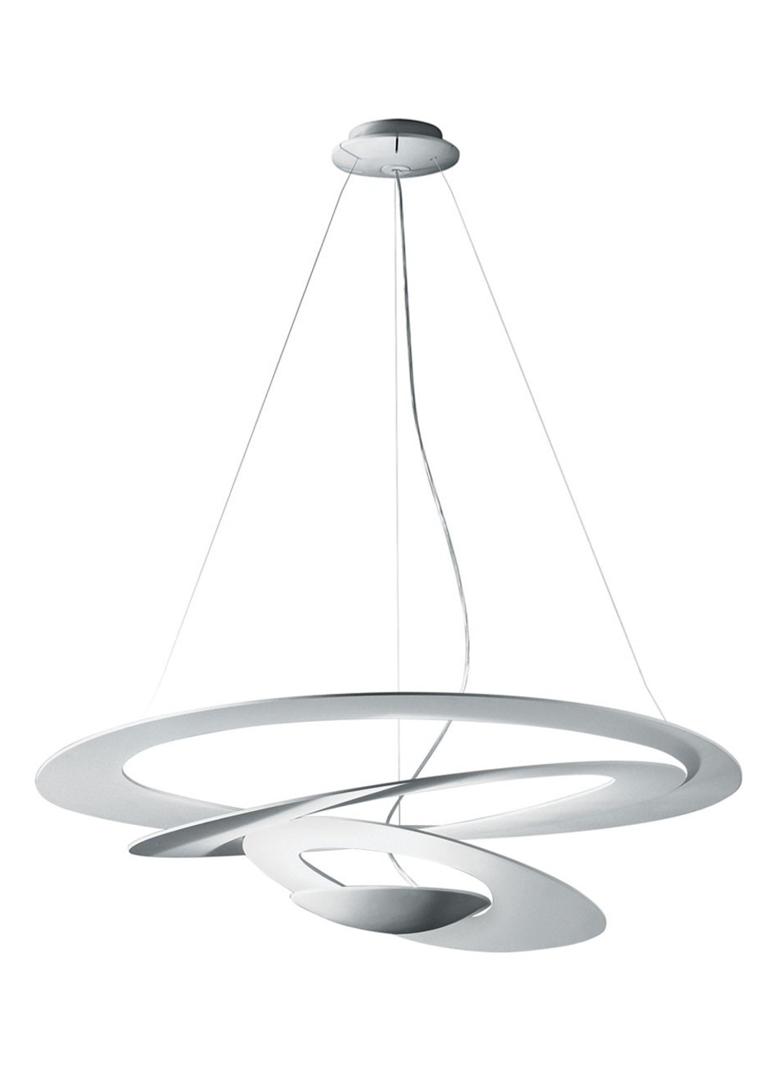 Artemide Pirce Mini Sospensione hanglamp LED 58 x 67 x 69 cm - voorkant wit