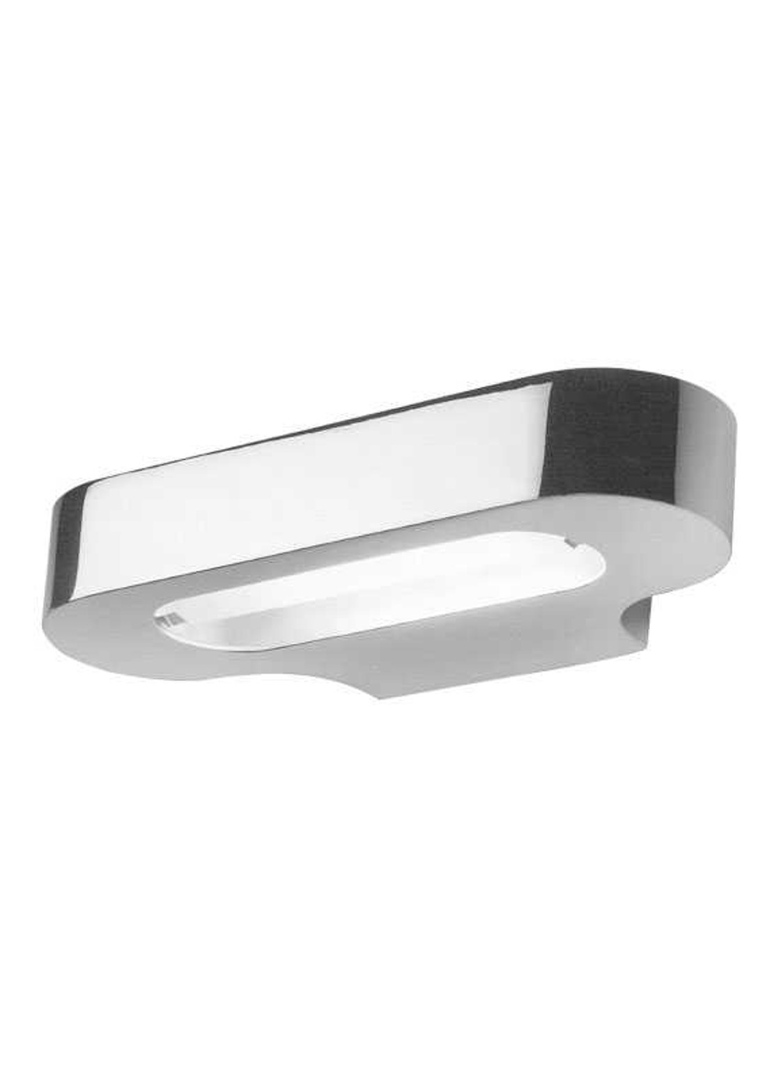 Artemide Talo Parete wandlamp LED 3000K - zacht wit - voorkant chroom