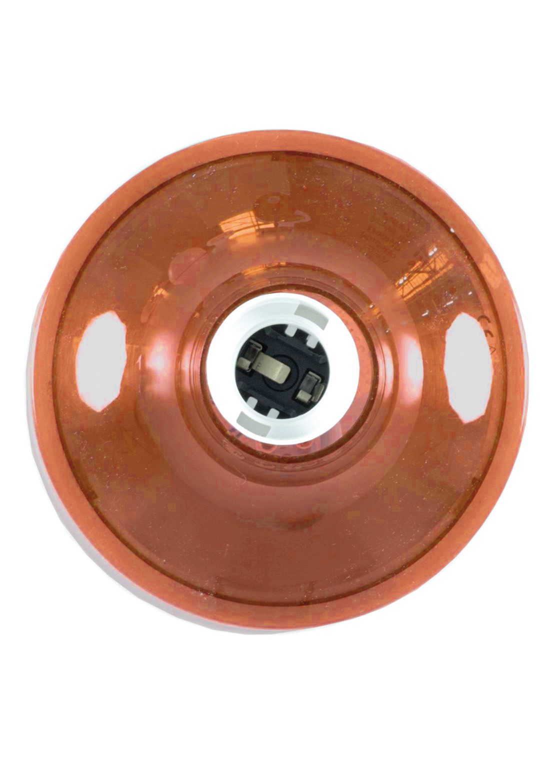 Artemide Teti wandlamp Ø14 cm - voorkant oranje
