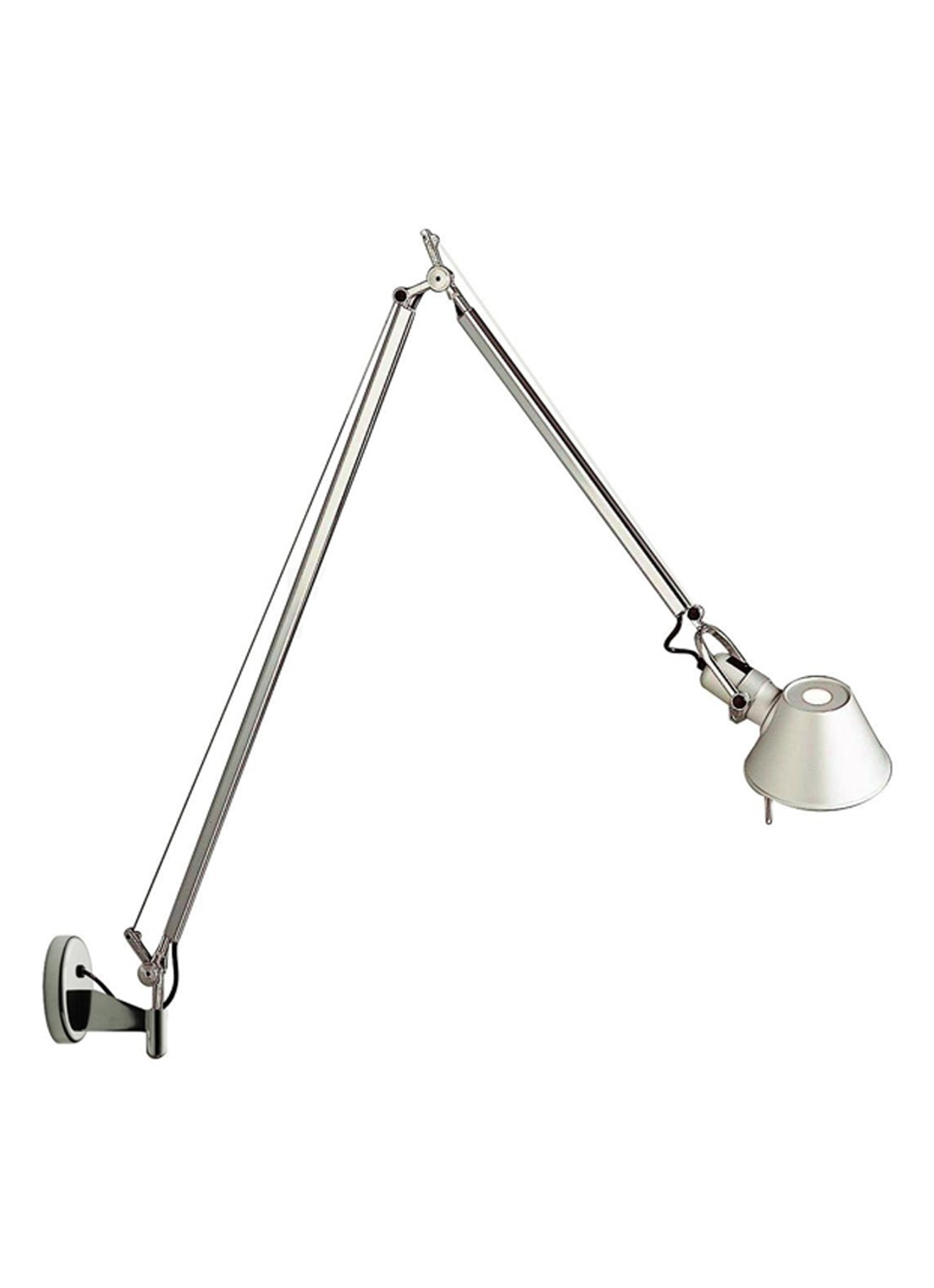 Artemide Tolomeo Braccio wandlamp - voorkant metaal
