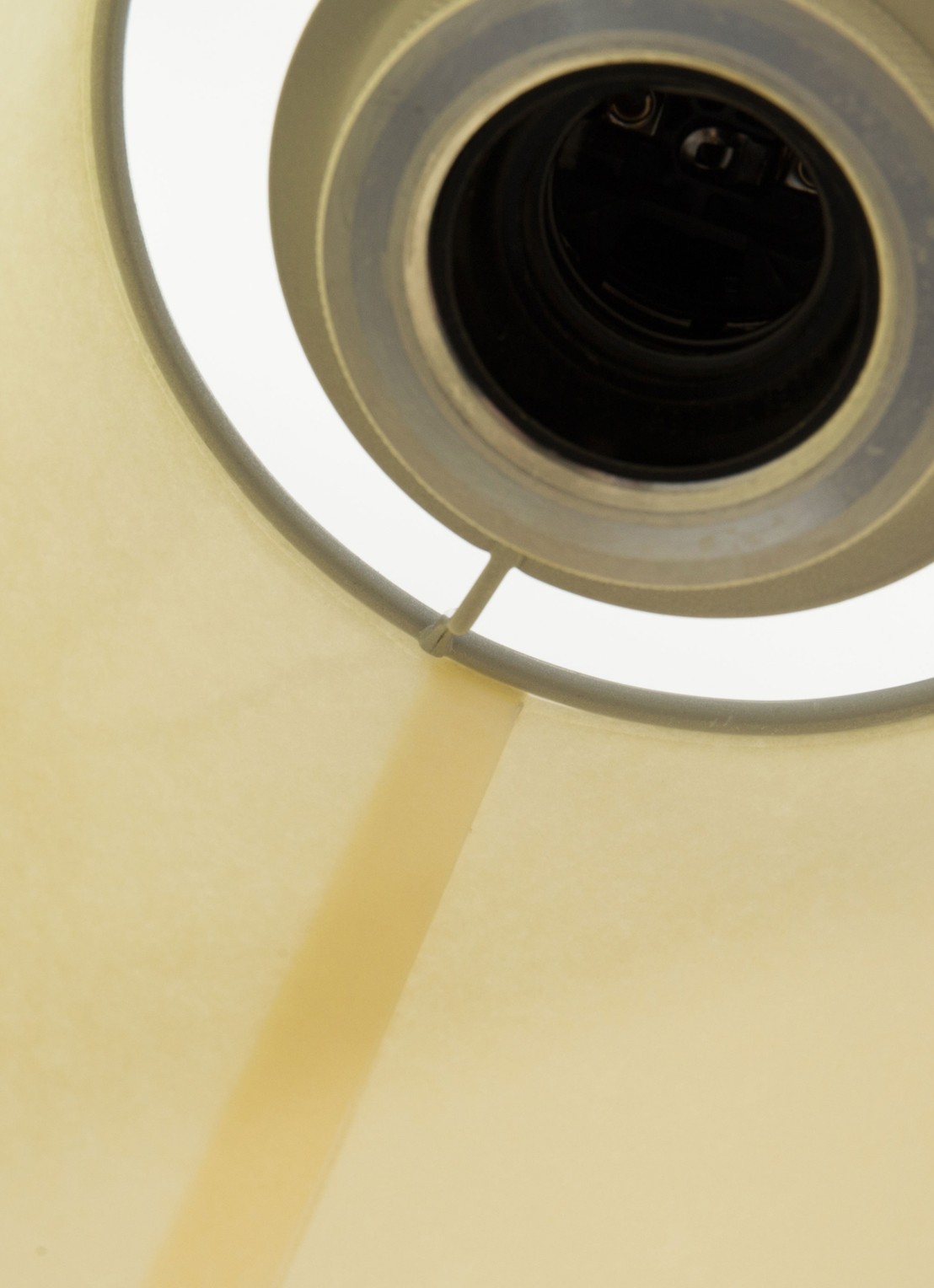 Artemide Tolomeo Mega Terra vloerlamp LED met toetsdimmer aluminium - detail 2 creme