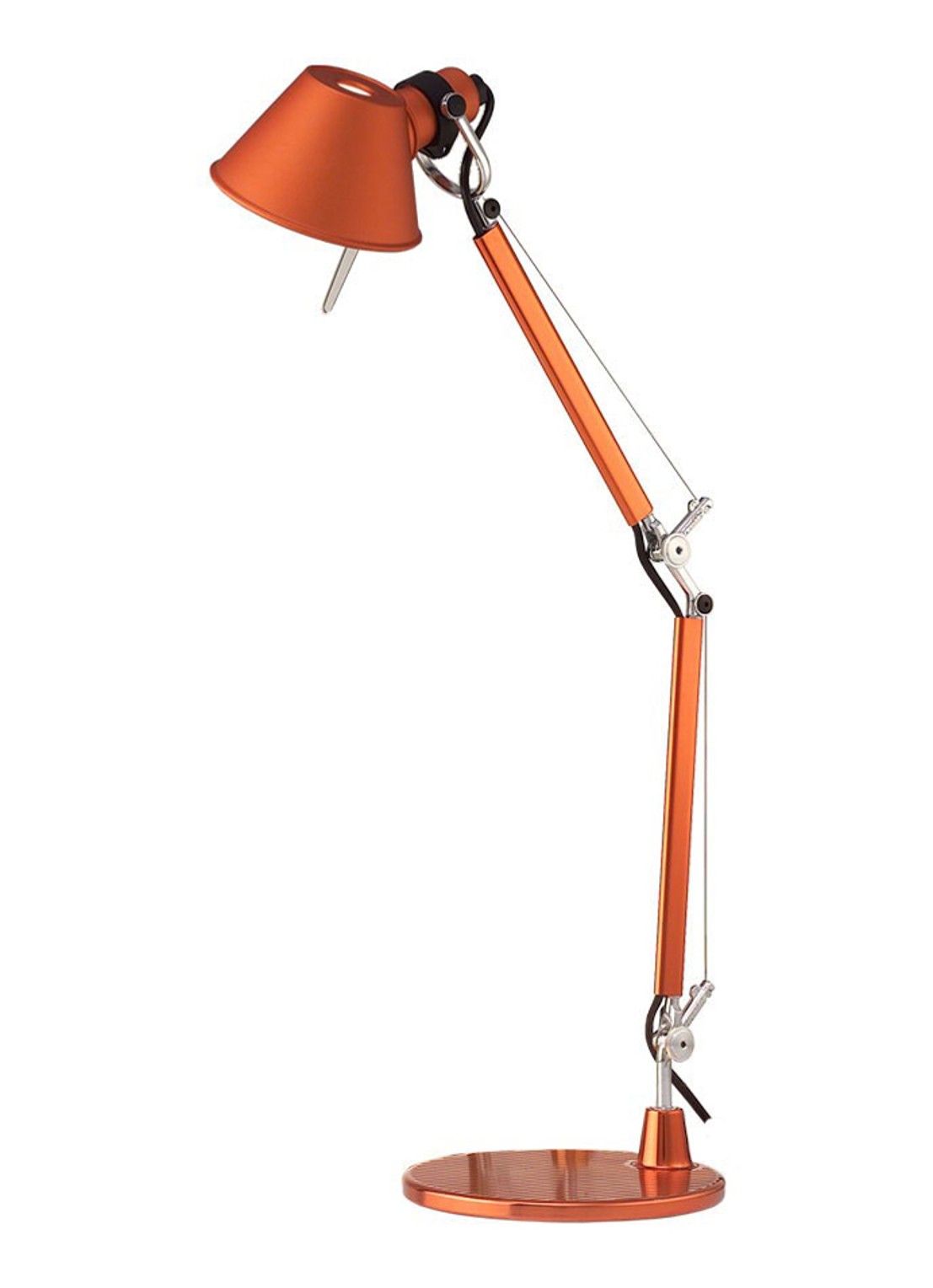 Artemide Tolomeo Micro bureaulamp - voorkant 2 oranje