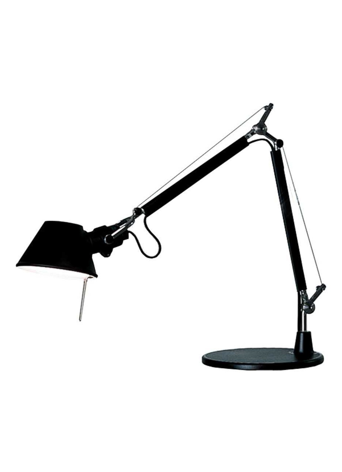Artemide Tolomeo Micro tafellamp 73 x Ø17 cm - voorkant zwart