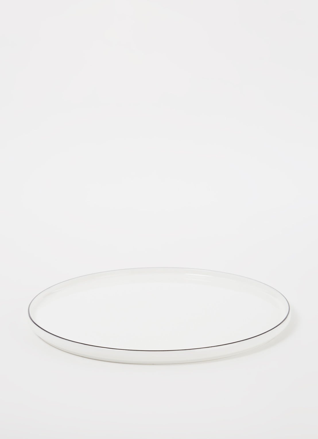 ASA Á Table Ligne Noire dinerbord 26,5 cm - voorkant 3 wit