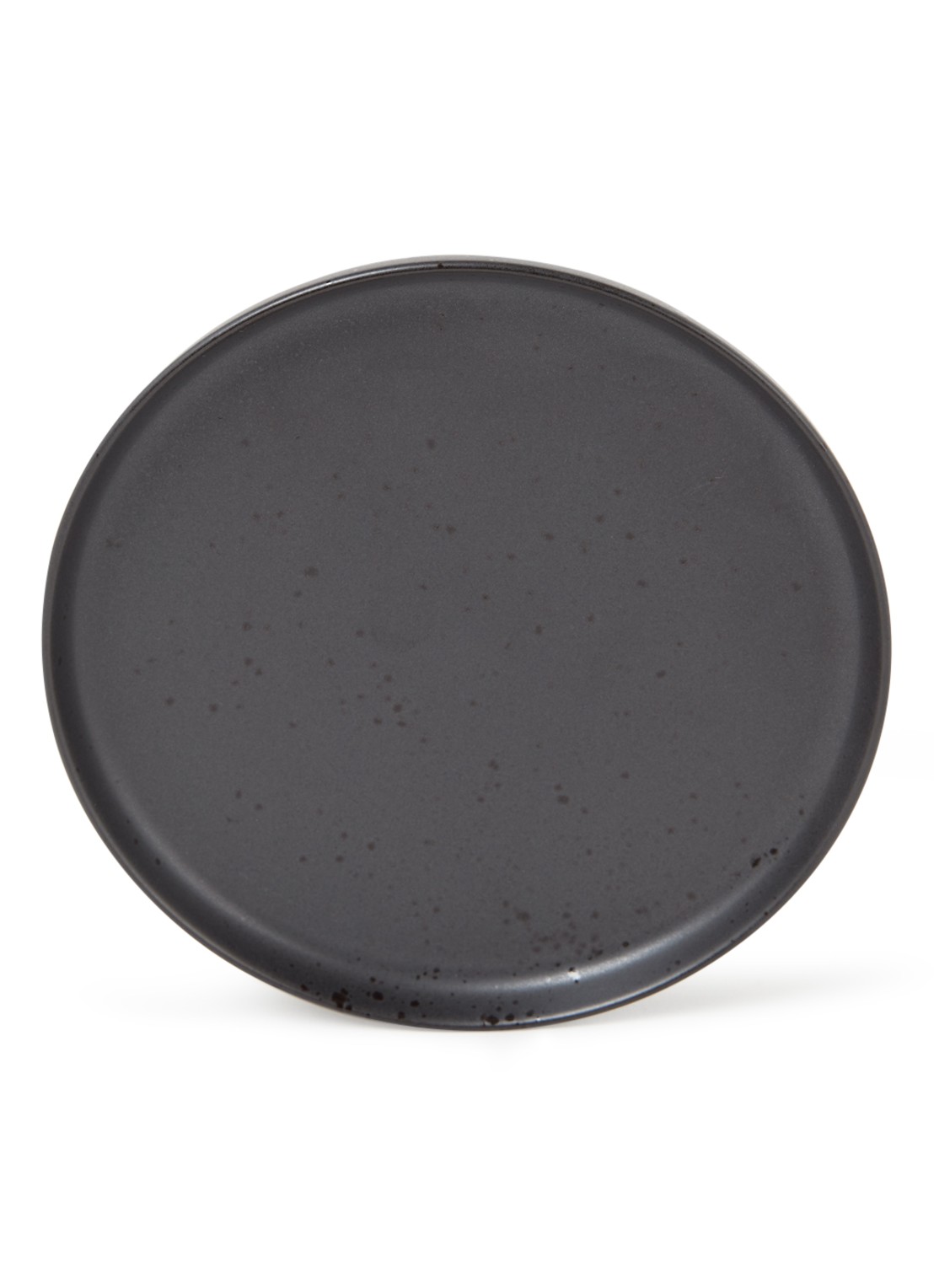 ASA Coppa Kuro ontbijtbord 15 cm - voorkant zwart