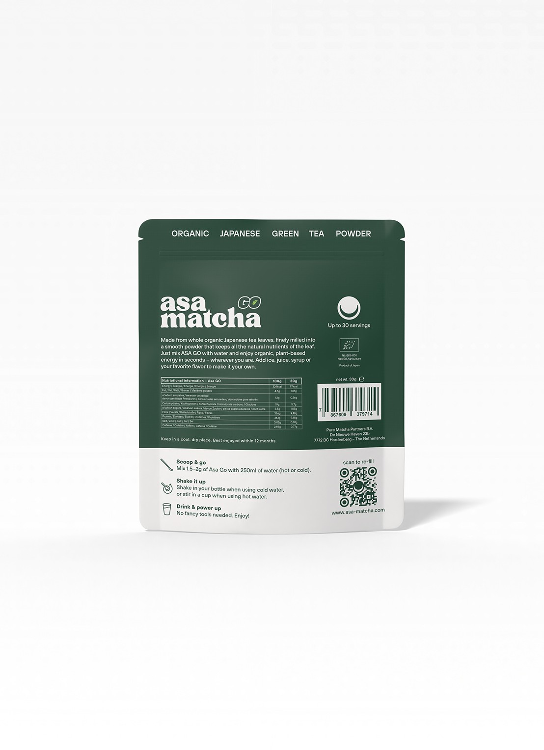 ASA Matcha ASA Go matcha 30 gram  - detail undefined