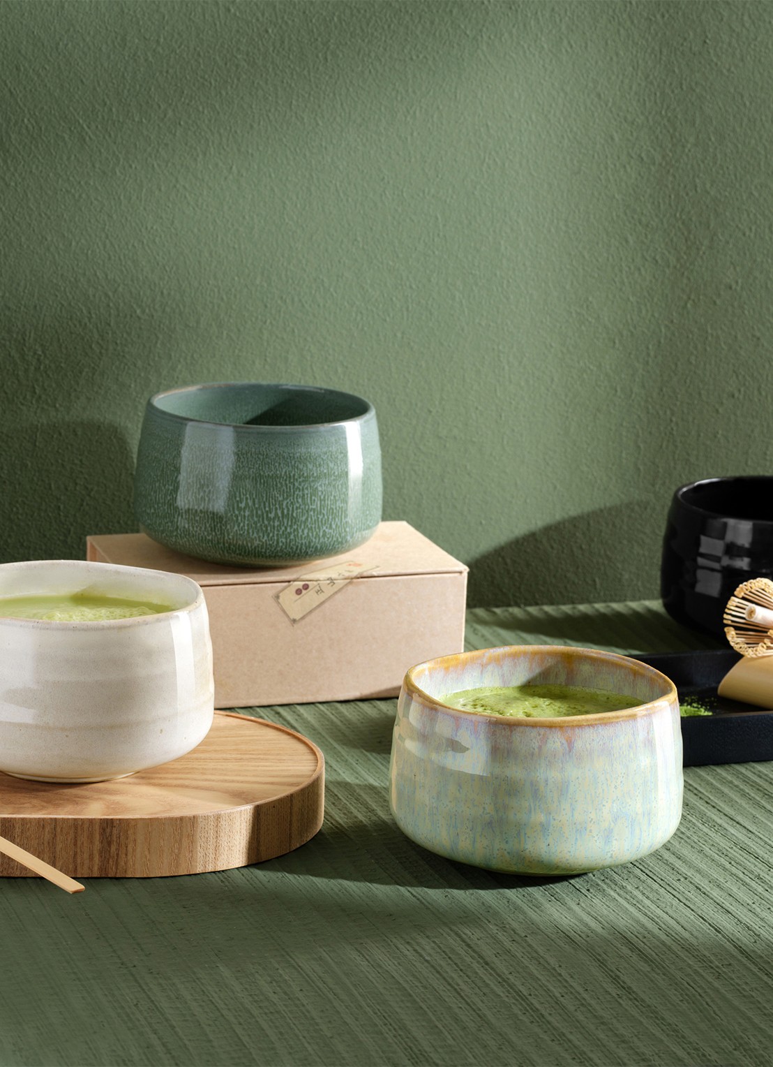 ASA Matcha kom 12 cm - voorkant 2 lindegroen