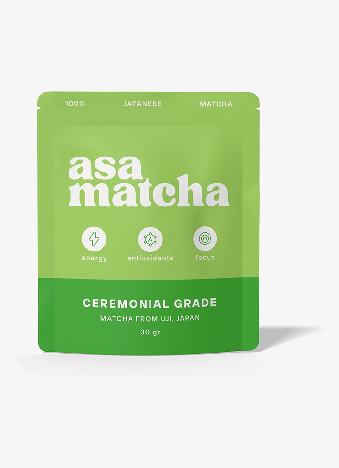 ASA Matcha Matcha Ceremonial UJI 30 gram - voorkant undefined