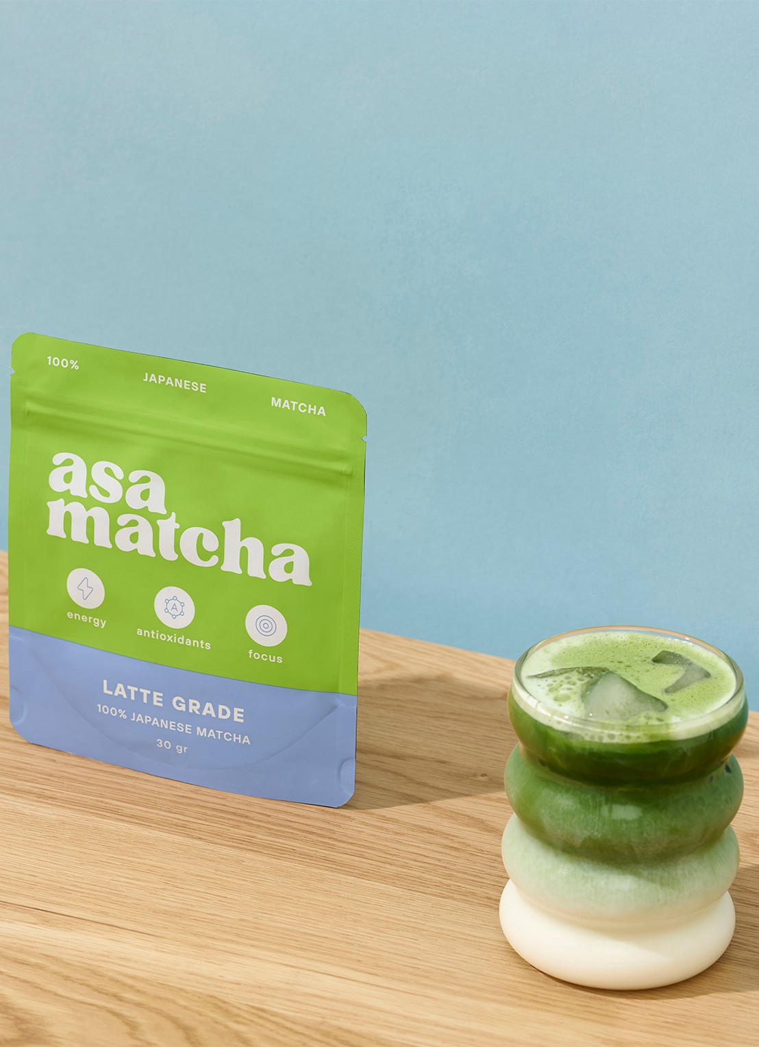 ASA Matcha Matcha Latte Shizuoka 30 gram - voorkant 2 undefined