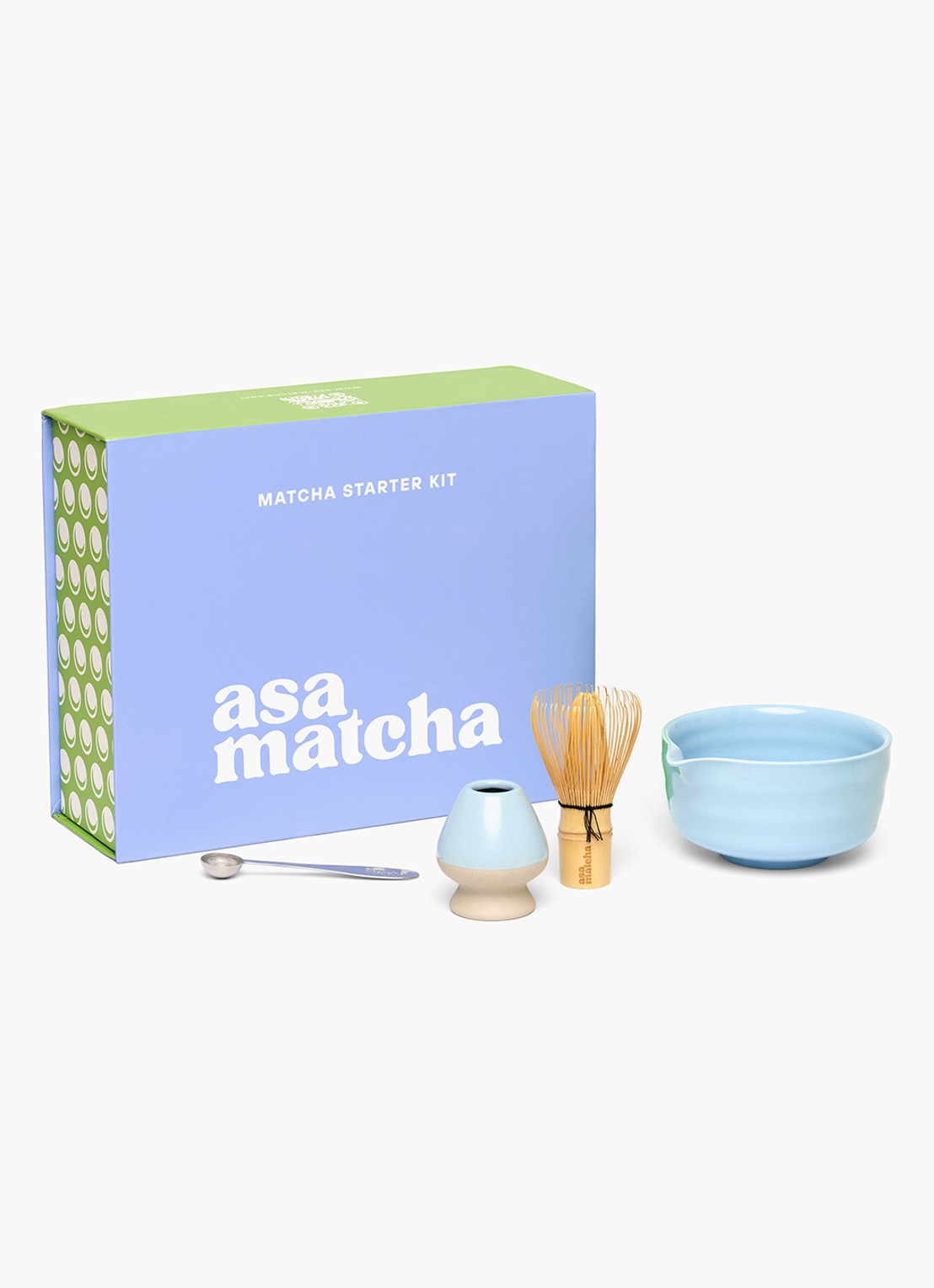 ASA Matcha Matcha set in geschenkdoos 4-delig - voorkant undefined