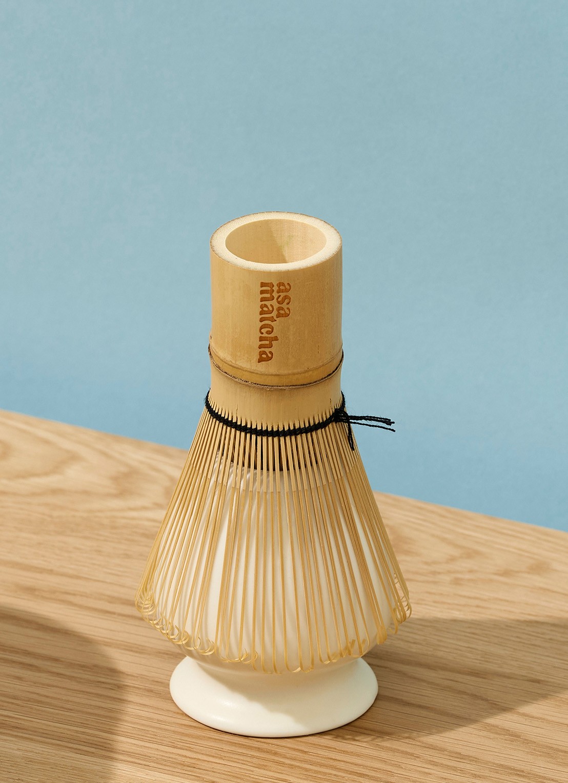 ASA Matcha Matcha whisk houder  - voorkant 4 beige