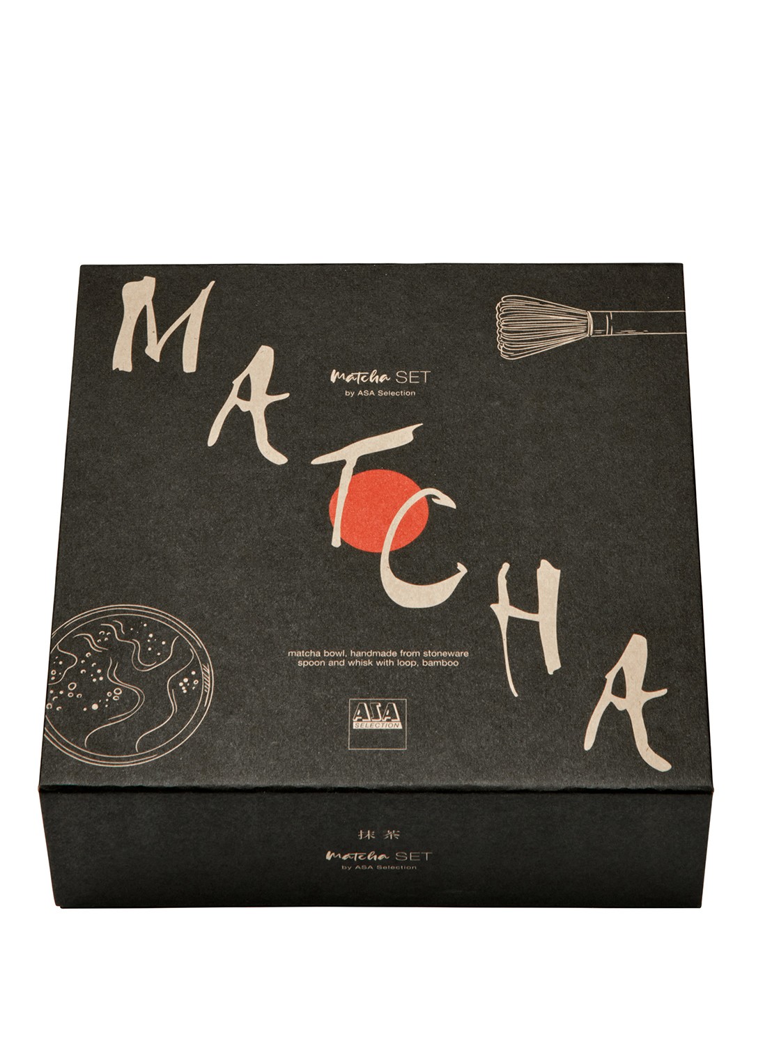 ASA Matcha serviesset in geschenkdoos 3-delig - achterkant 3 groen