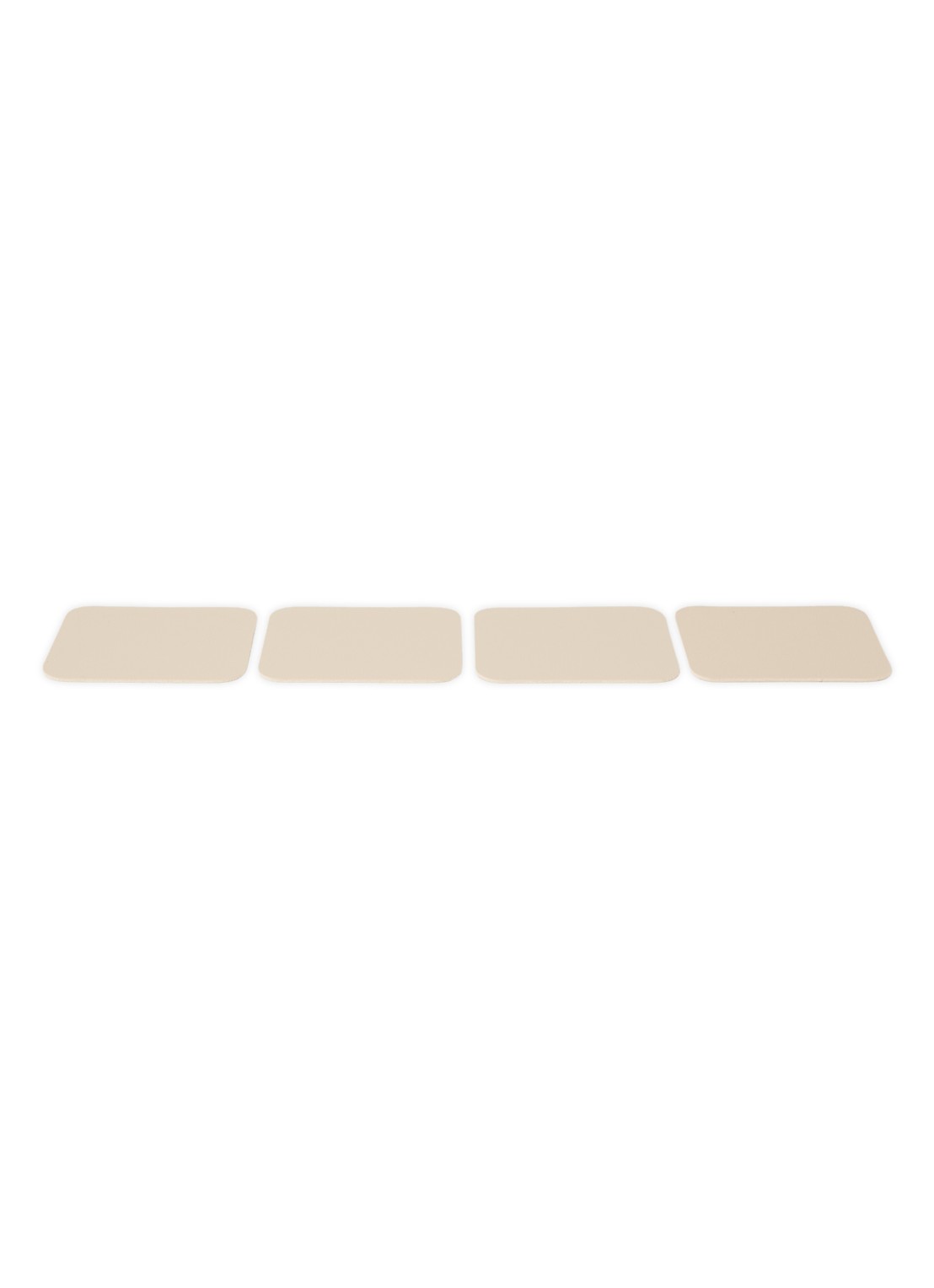 ASA Onderzetter set van 4  - voorkant beige