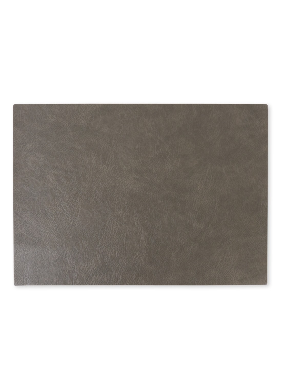 ASA Placemat van leer 46 x 33 cm  - voorkant donkergrijs