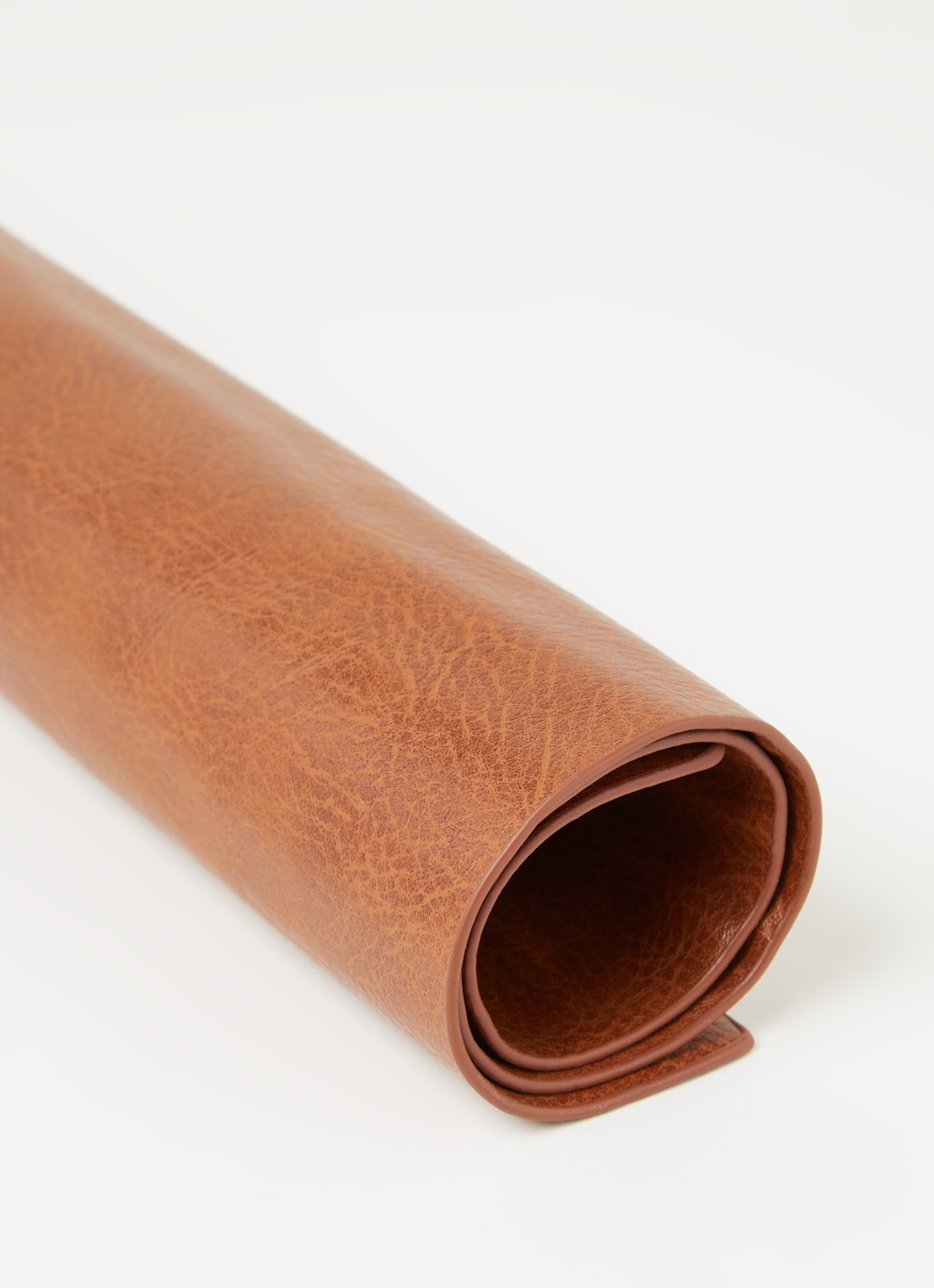 ASA Placemat van leer 46 x 33 cm  - detail cognac