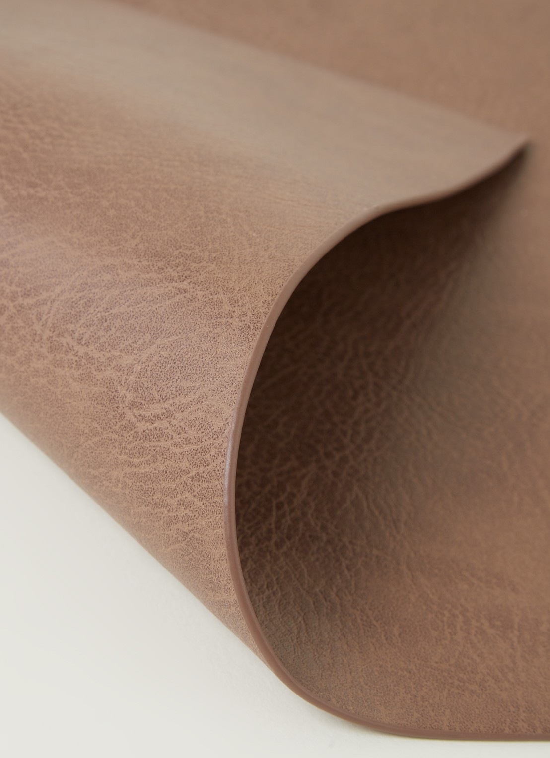 ASA Placemat van leer 46 x 33 cm - detail hazelnootbruin
