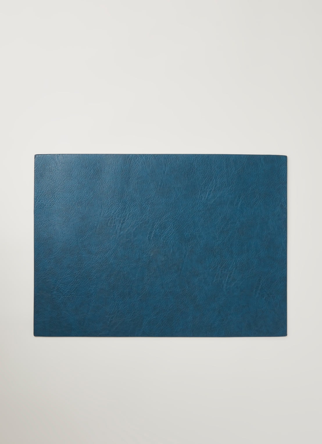 ASA Placemat van leer 46 x 33 cm  - voorkant 2 middenblauw