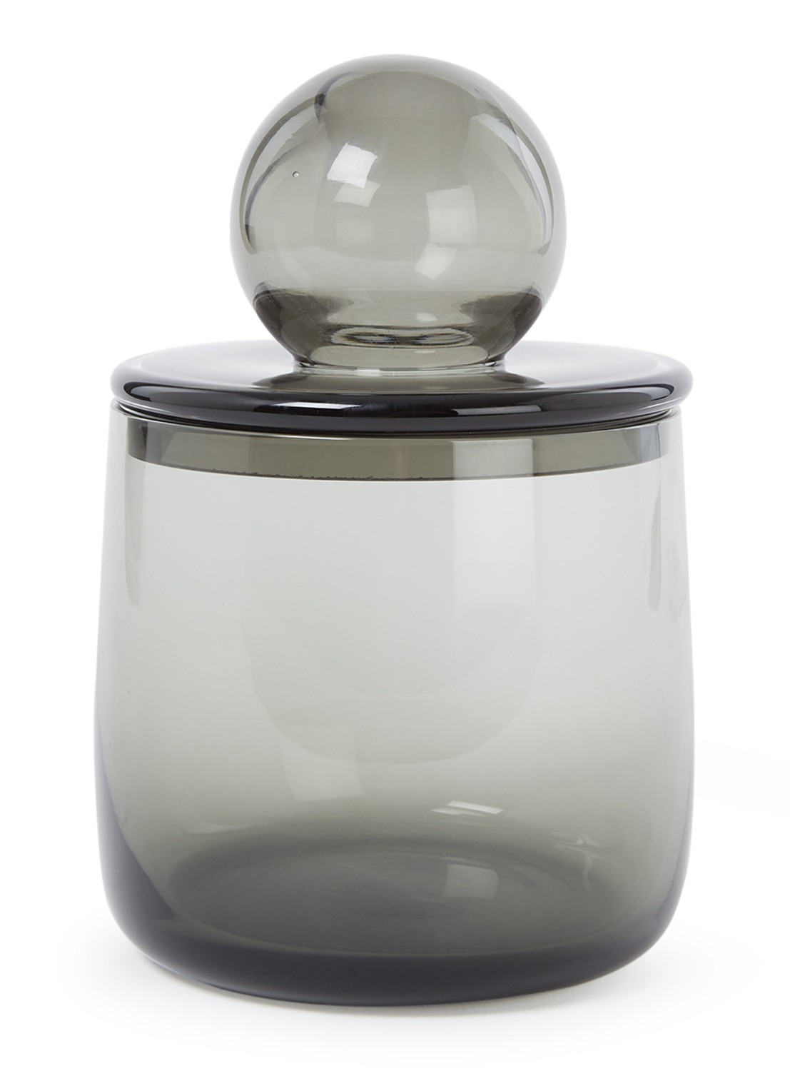 ASA Sarabi opbergpot 14,5 cm - voorkant 2 grijs