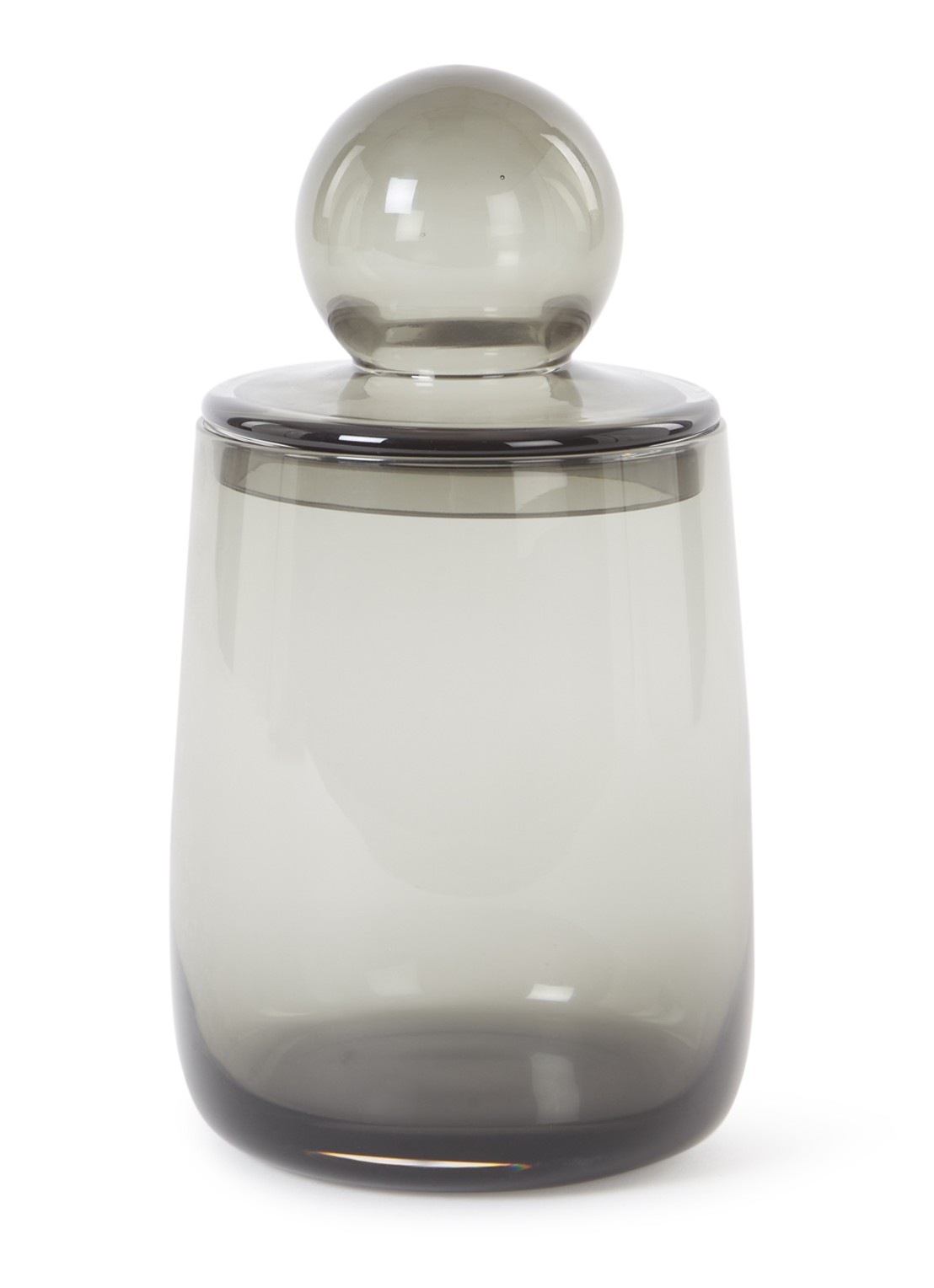 ASA Sarabi opbergpot 14,5 cm - voorkant grijs