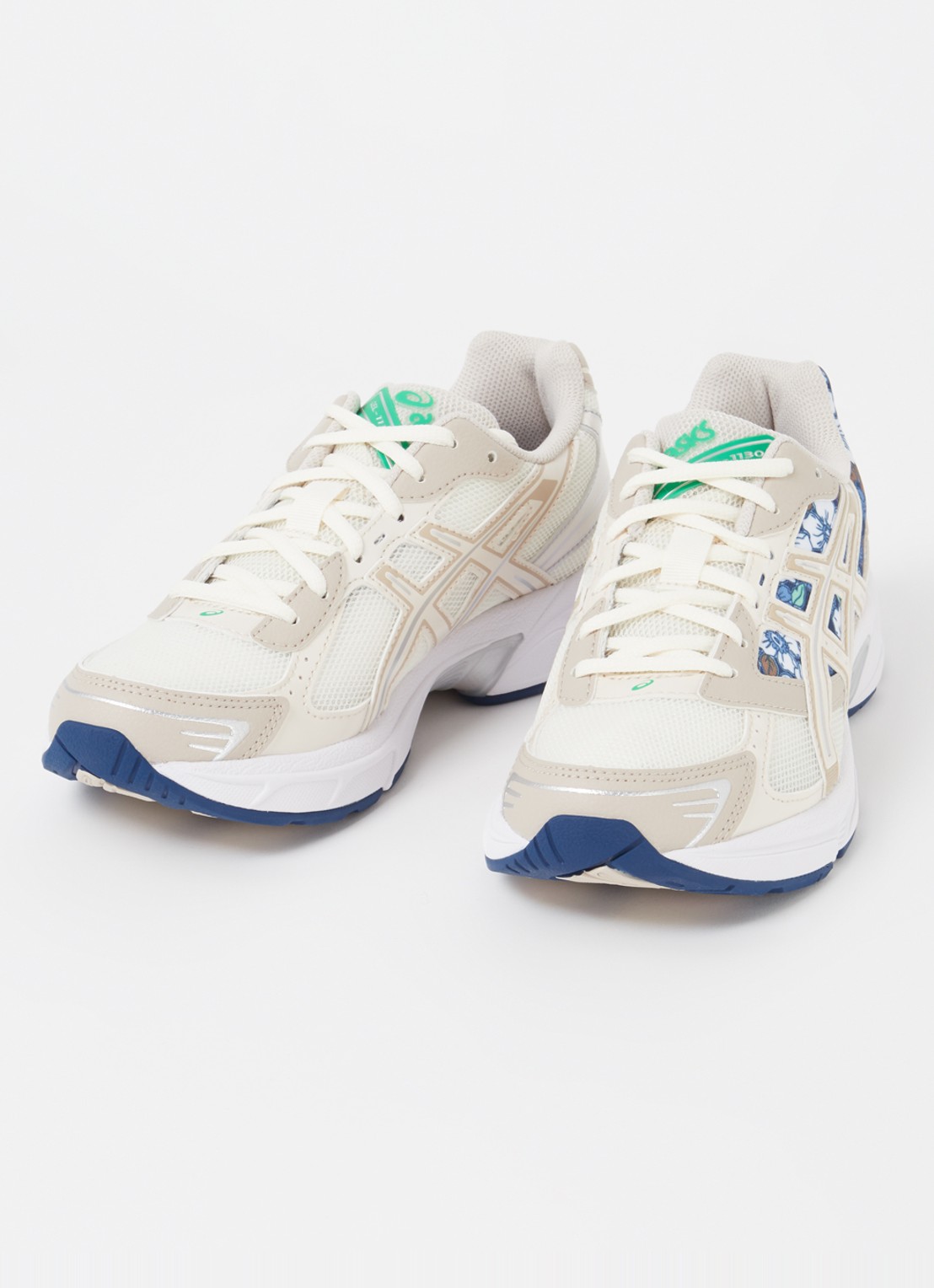 ASICS Gel-1130 Pack sneaker met mesh details - detail gebroken wit
