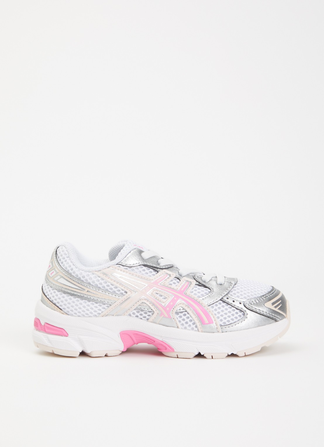 ASICS Gel-1130 PS sneaker met mesh details - voorkant 3 zilver
