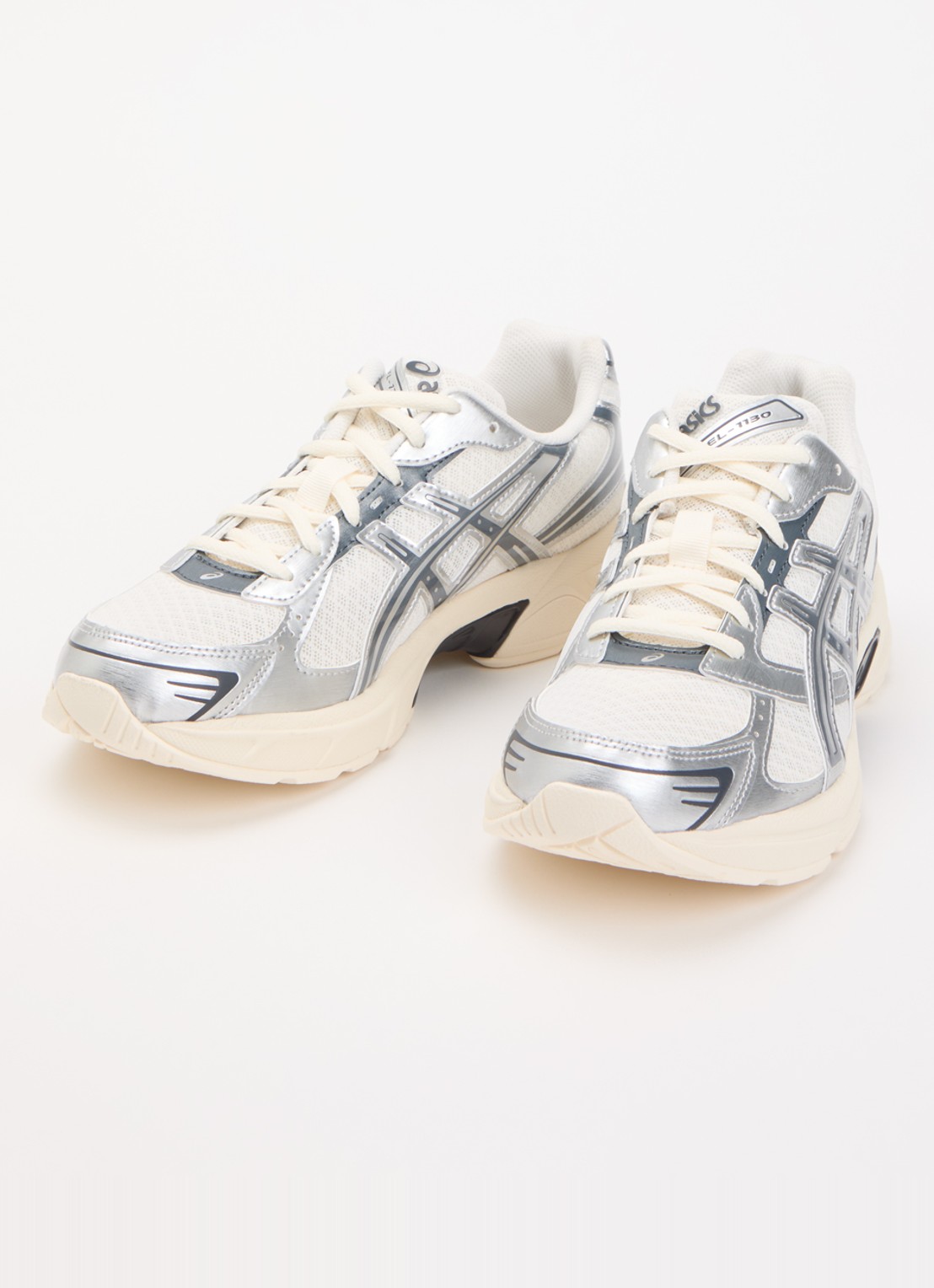ASICS Gel-1130 sneaker met mesh details - detail 3 ivoor