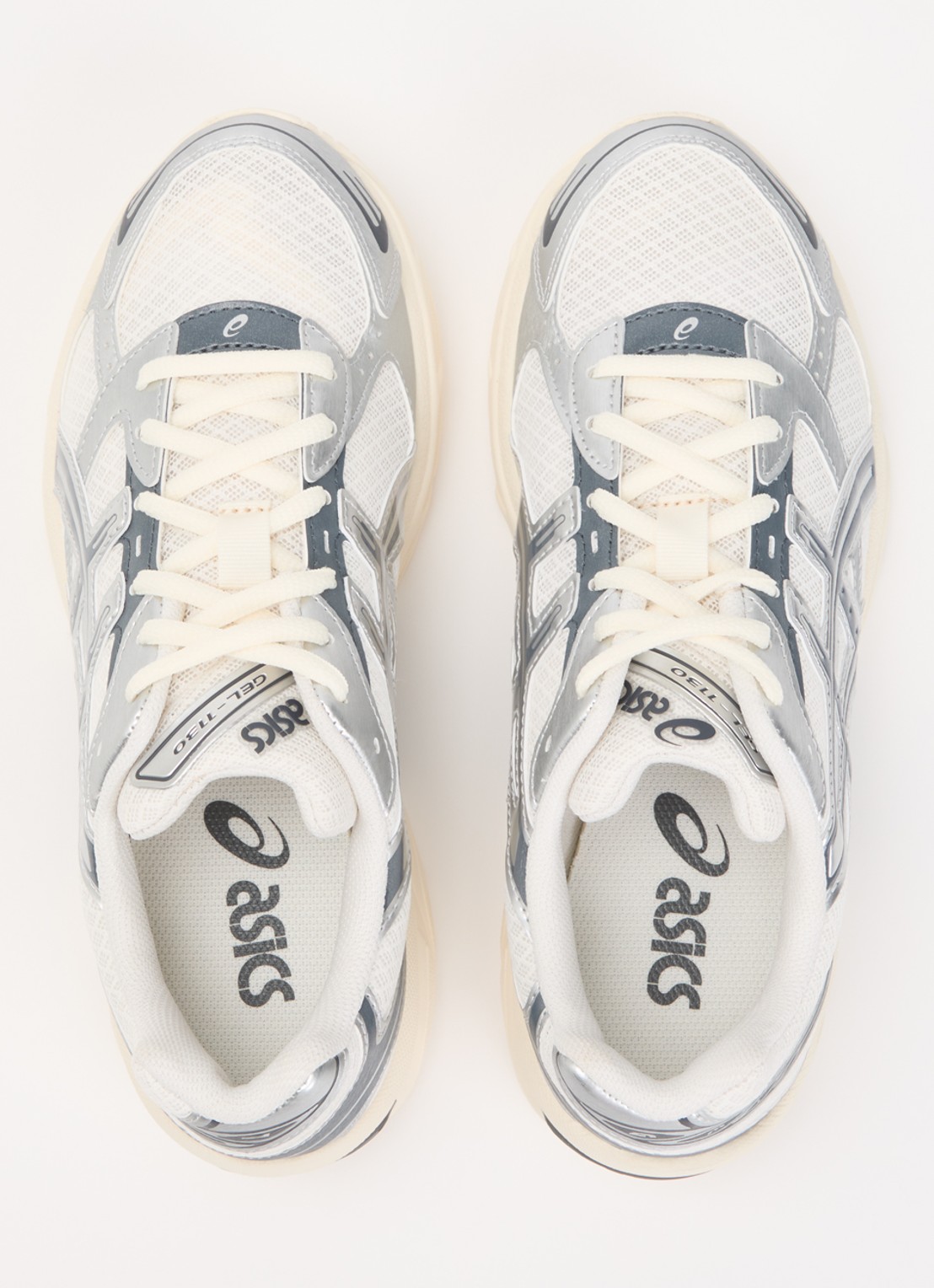 ASICS Gel-1130 sneaker met mesh details - detail 4 ivoor