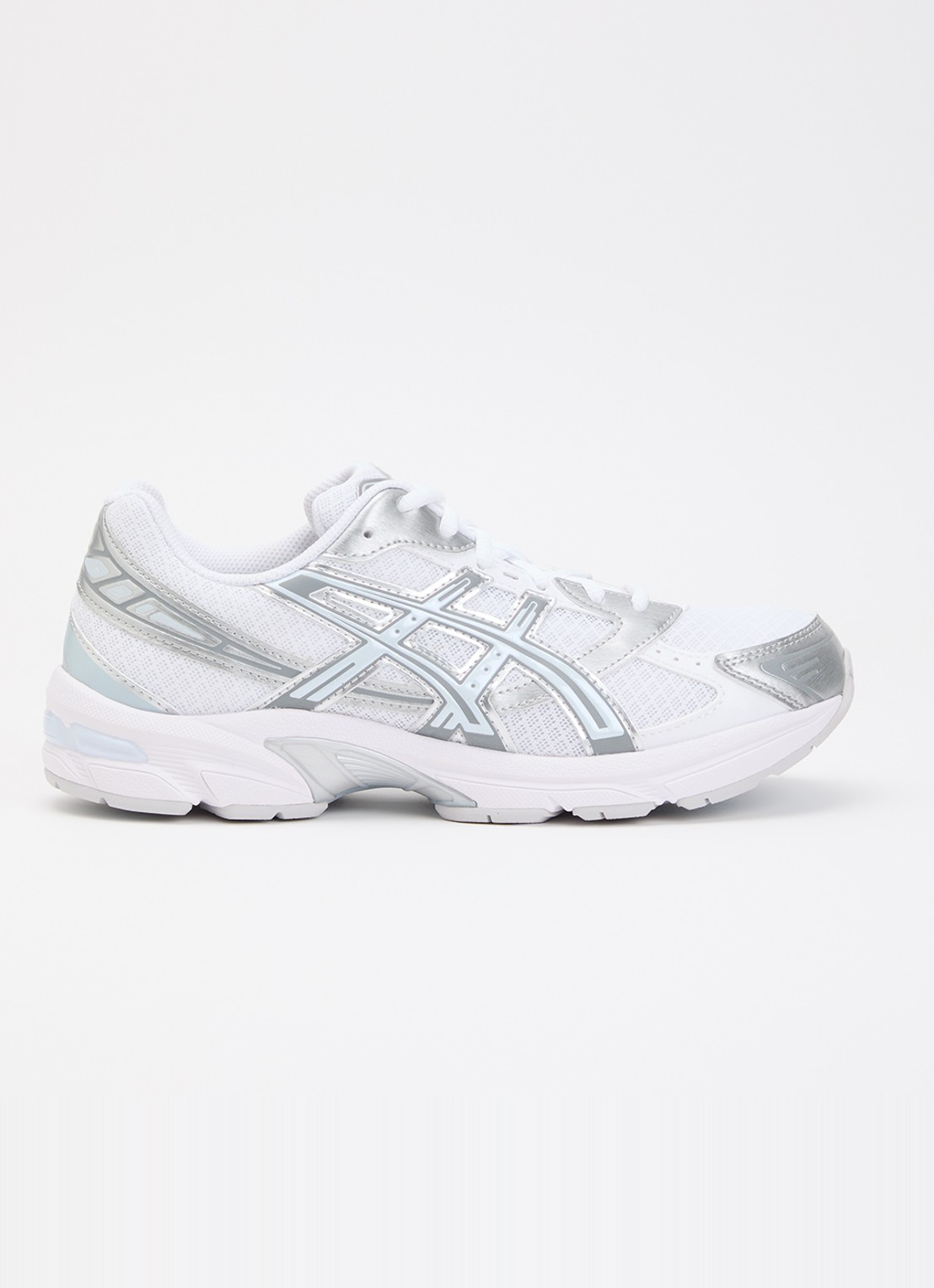 ASICS Gel-1130 sneaker met mesh details - voorkant 5 wit